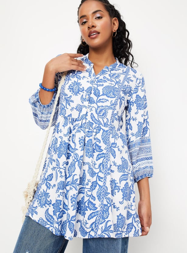 Women Printed A-line Tunic