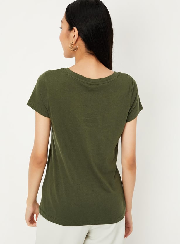 Women Floral Printed T-shirt