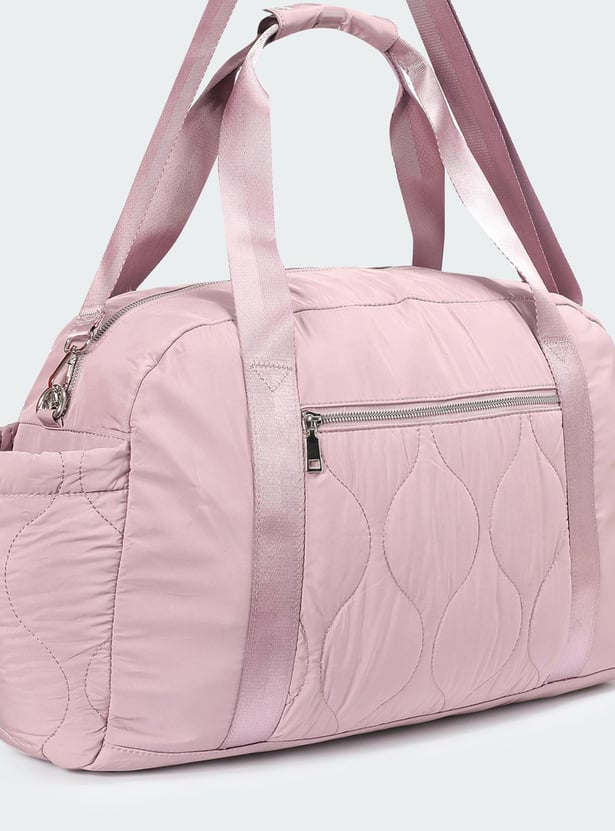 Women Quilted Duffle Bag