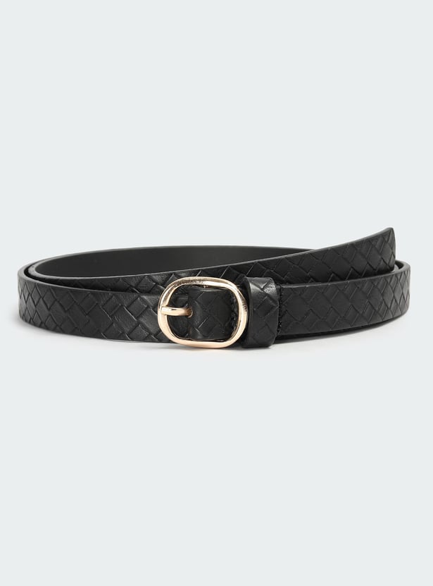 Women Textured Casual Belt