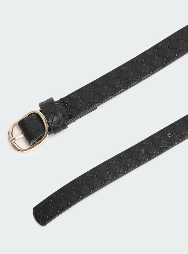 Women Textured Casual Belt