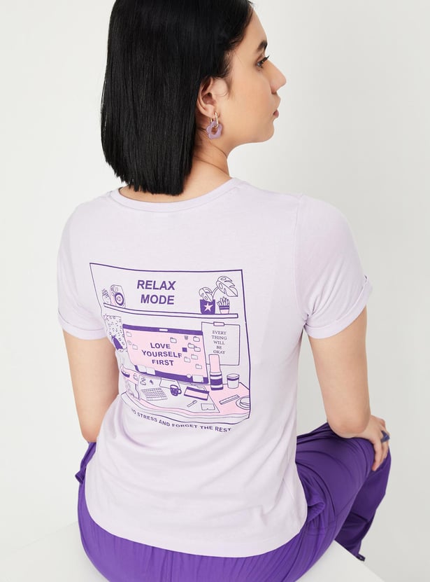 Women Graphic Printed T-shirt