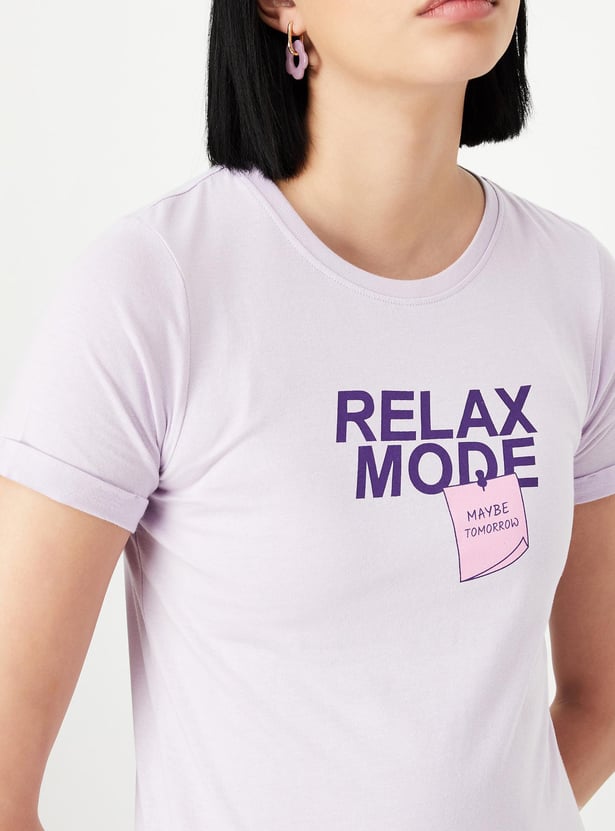 Women Graphic Printed T-shirt