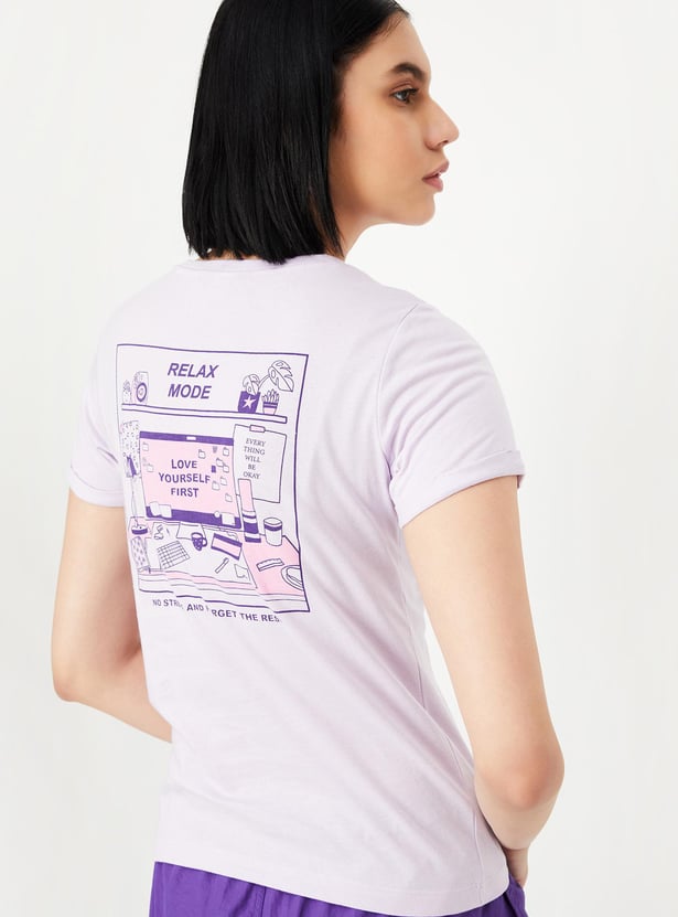 Women Graphic Printed T-shirt