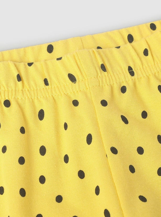Girls Printed Full-Length Leggings