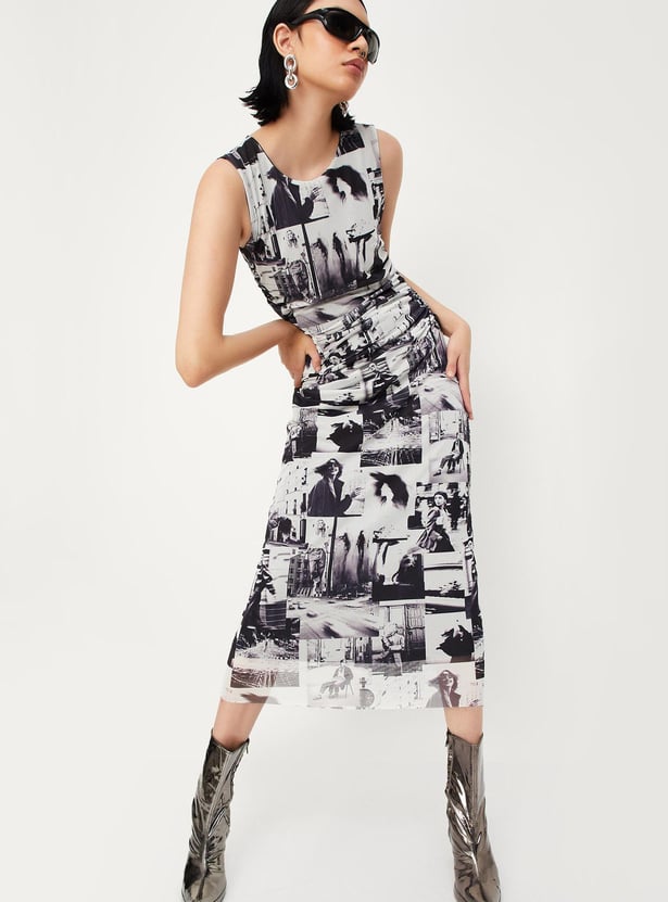 Women Printed Bodycon Dress