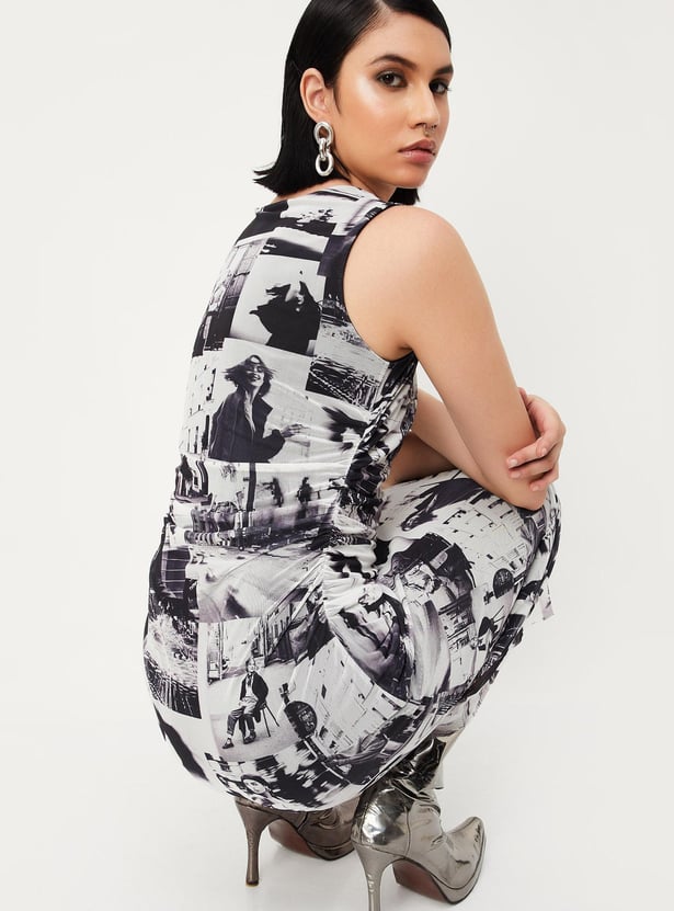 Women Printed Bodycon Dress