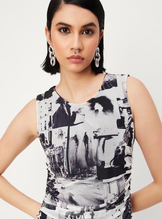 Women Printed Bodycon Dress