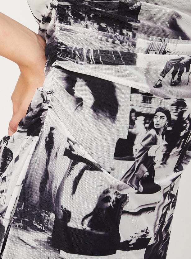 Women Printed Bodycon Dress