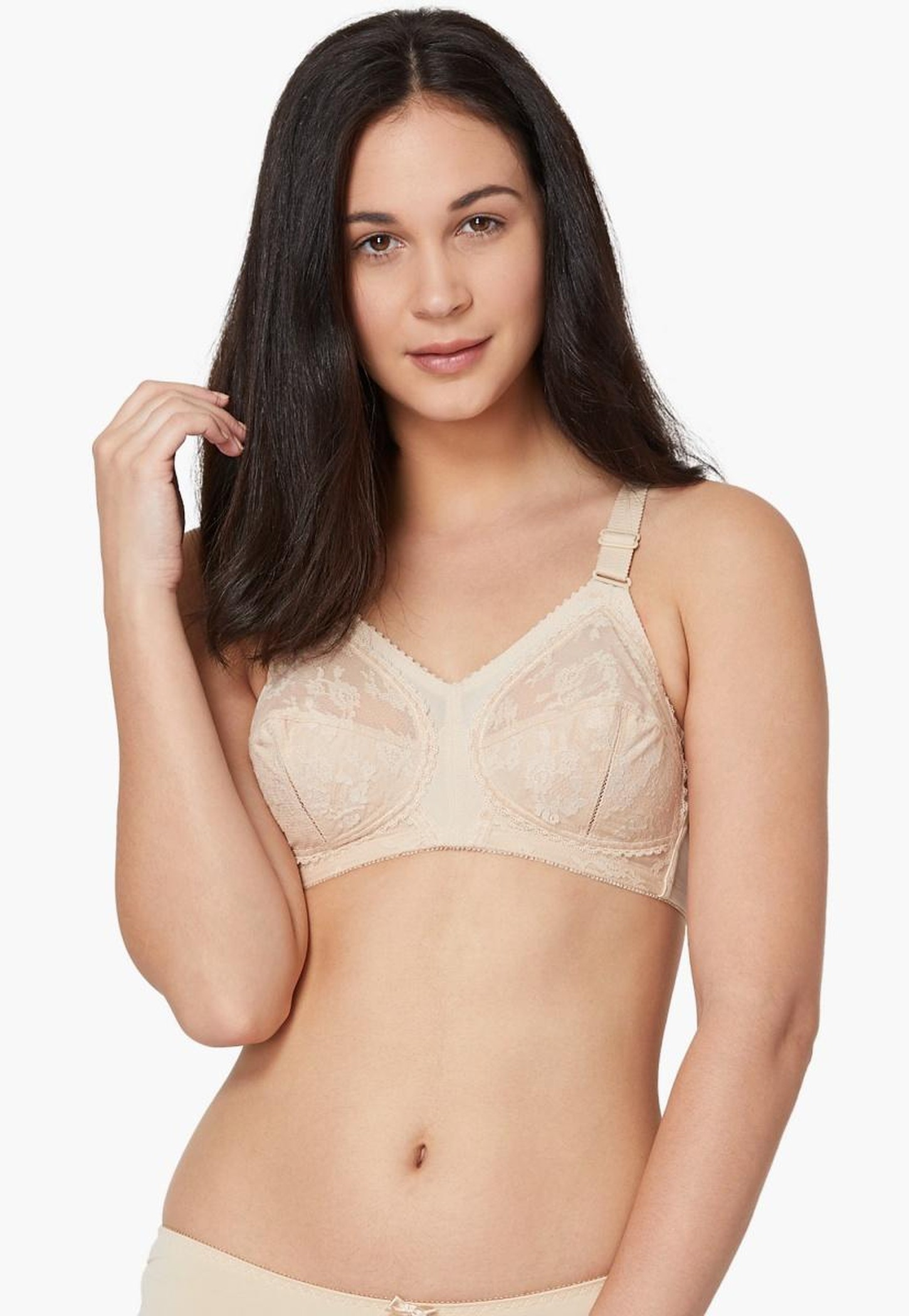 TRIUMPH Full Support Lacy Non-Padded Non-Wired Bra-picture-52