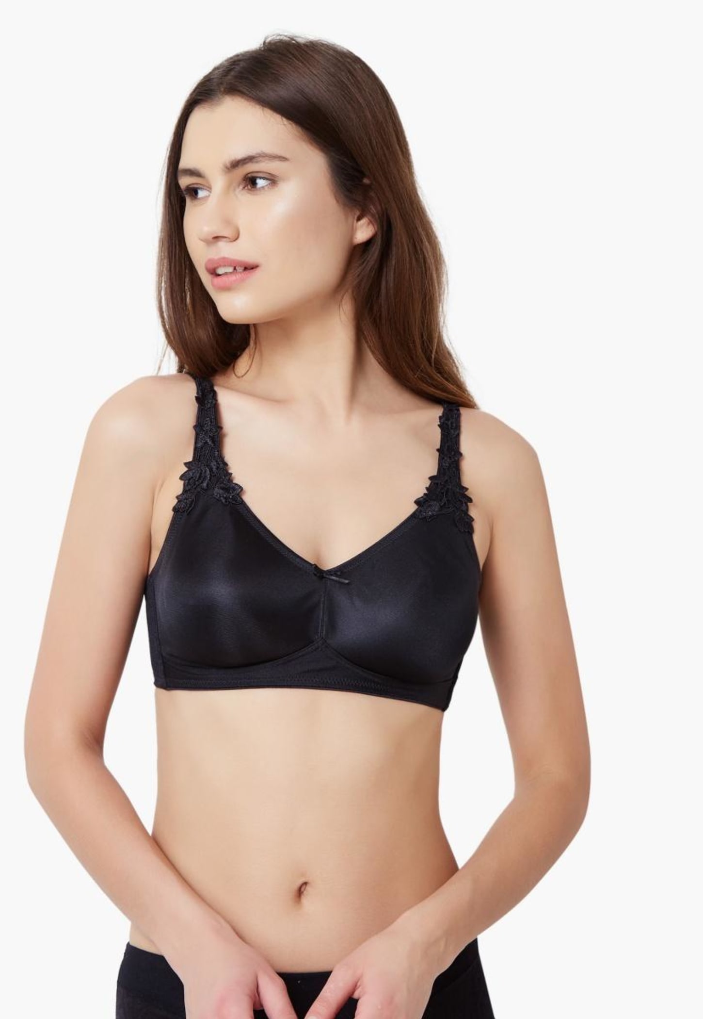 TRIUMPH Lacy Strap Non-Padded Non-Wired Minimizer Bra-picture-19