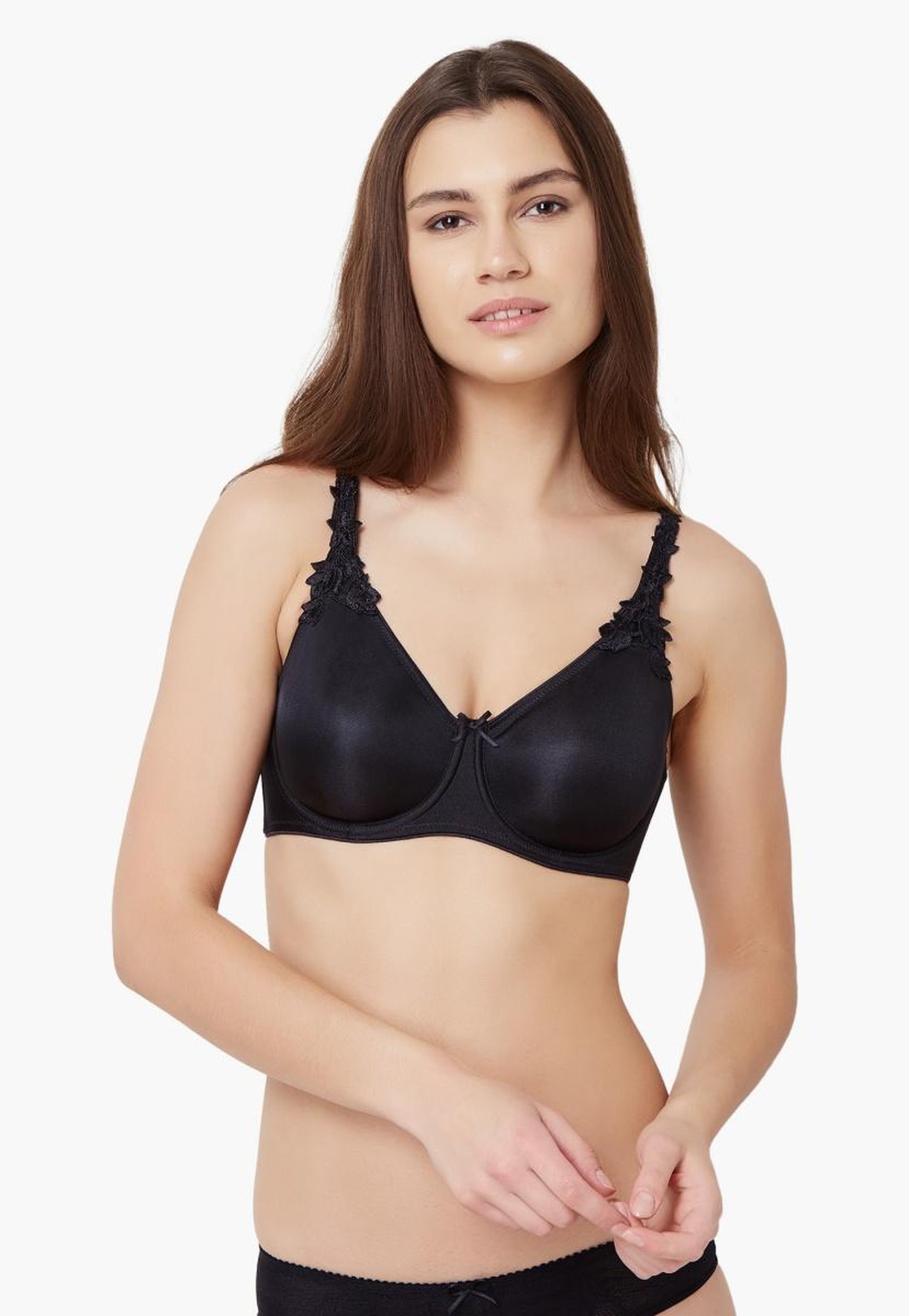 TRIUMPH Lacy Strap Non-Padded Wired Minimizer Bra-picture-22