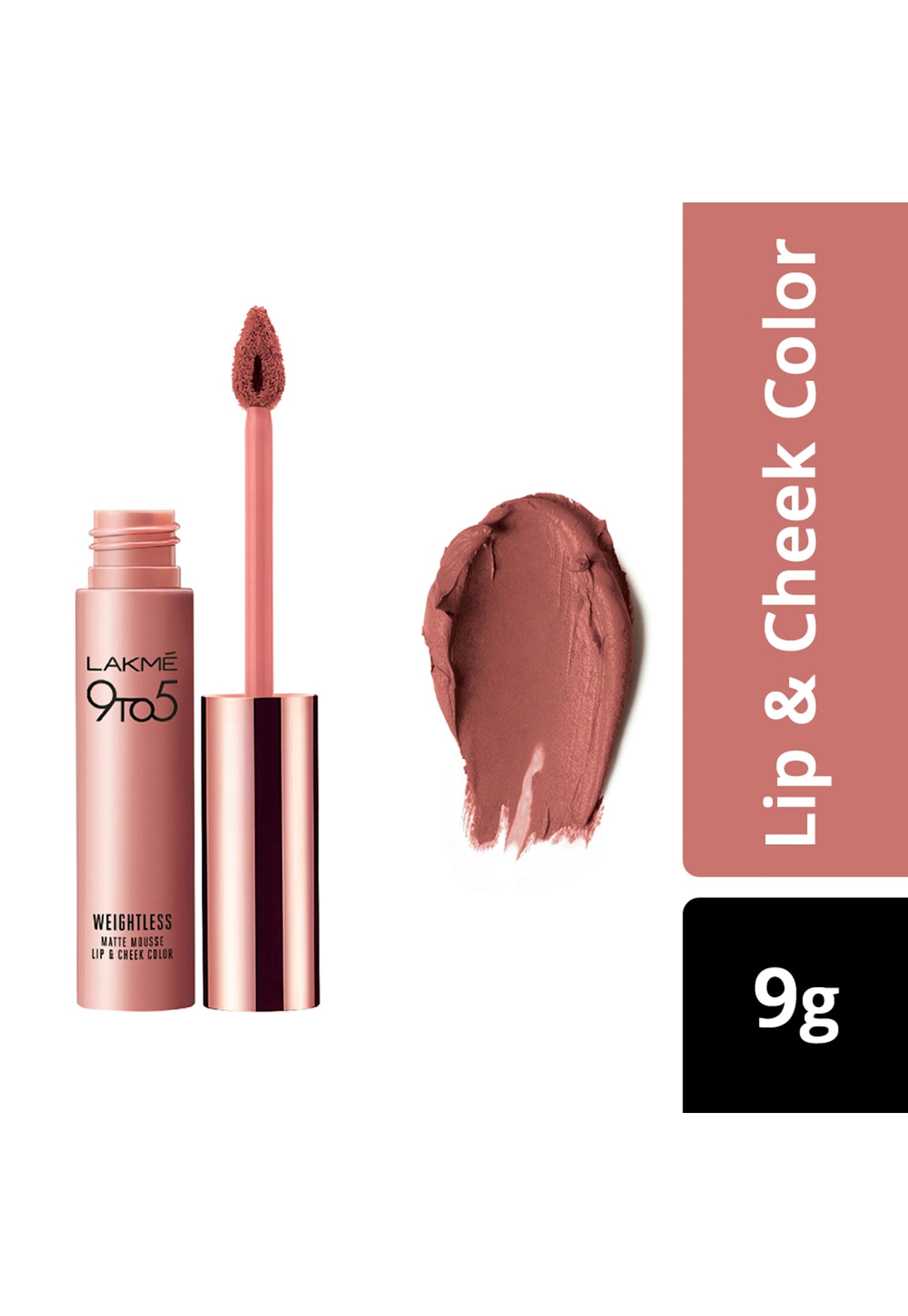 LAKME 9 to 5 Weightless Matte Mousse Lip & Cheek Colour-picture-30