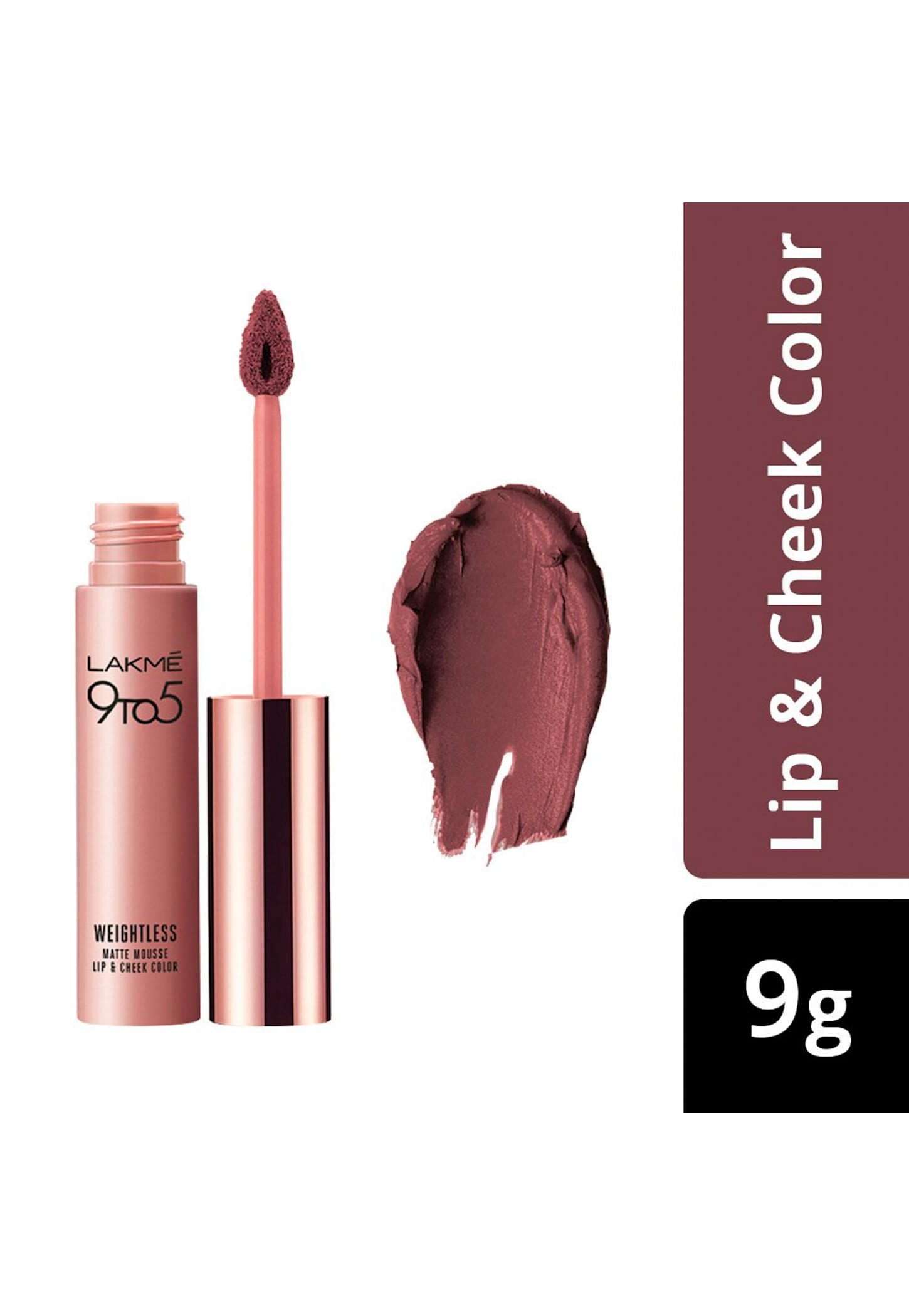LAKME 9 to 5 Weightless Matte Mousse Lip & Cheek Colour-picture-27
