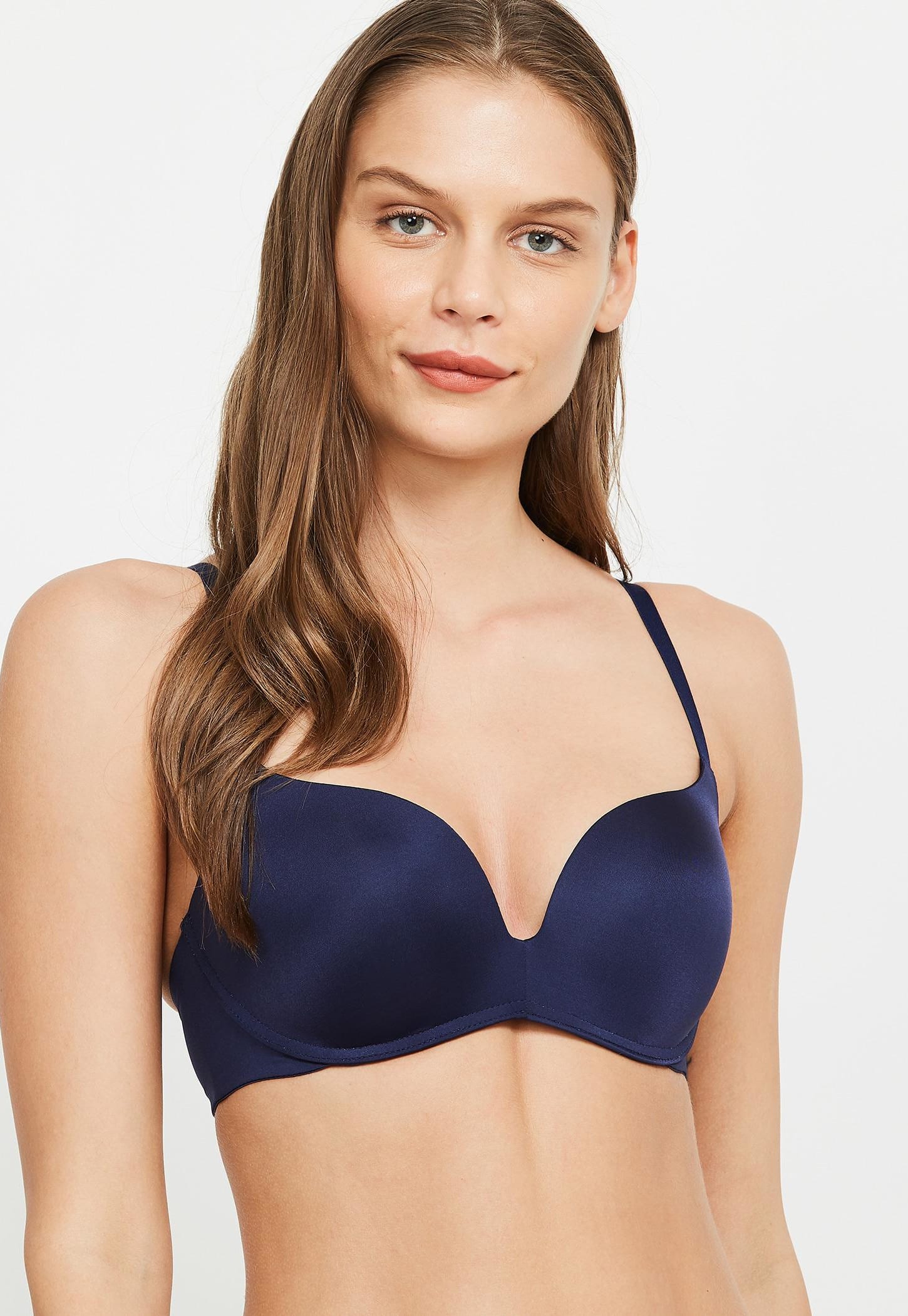 TRIUMPH Solid Padded Wired Push-Up Bra-image-4