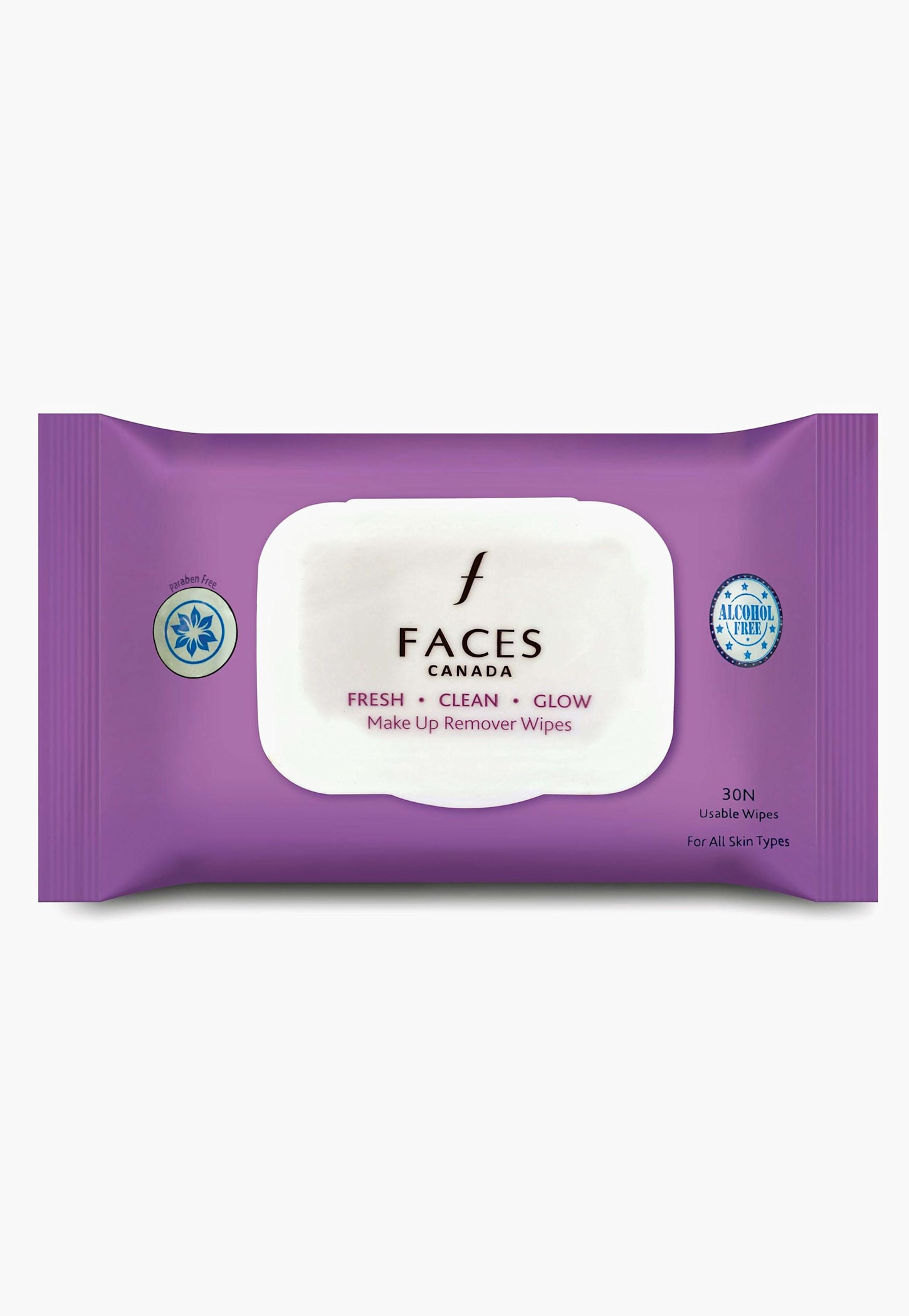 FACES CANADA Fresh Clean Glow Makeup Remover Wipes-picture-40