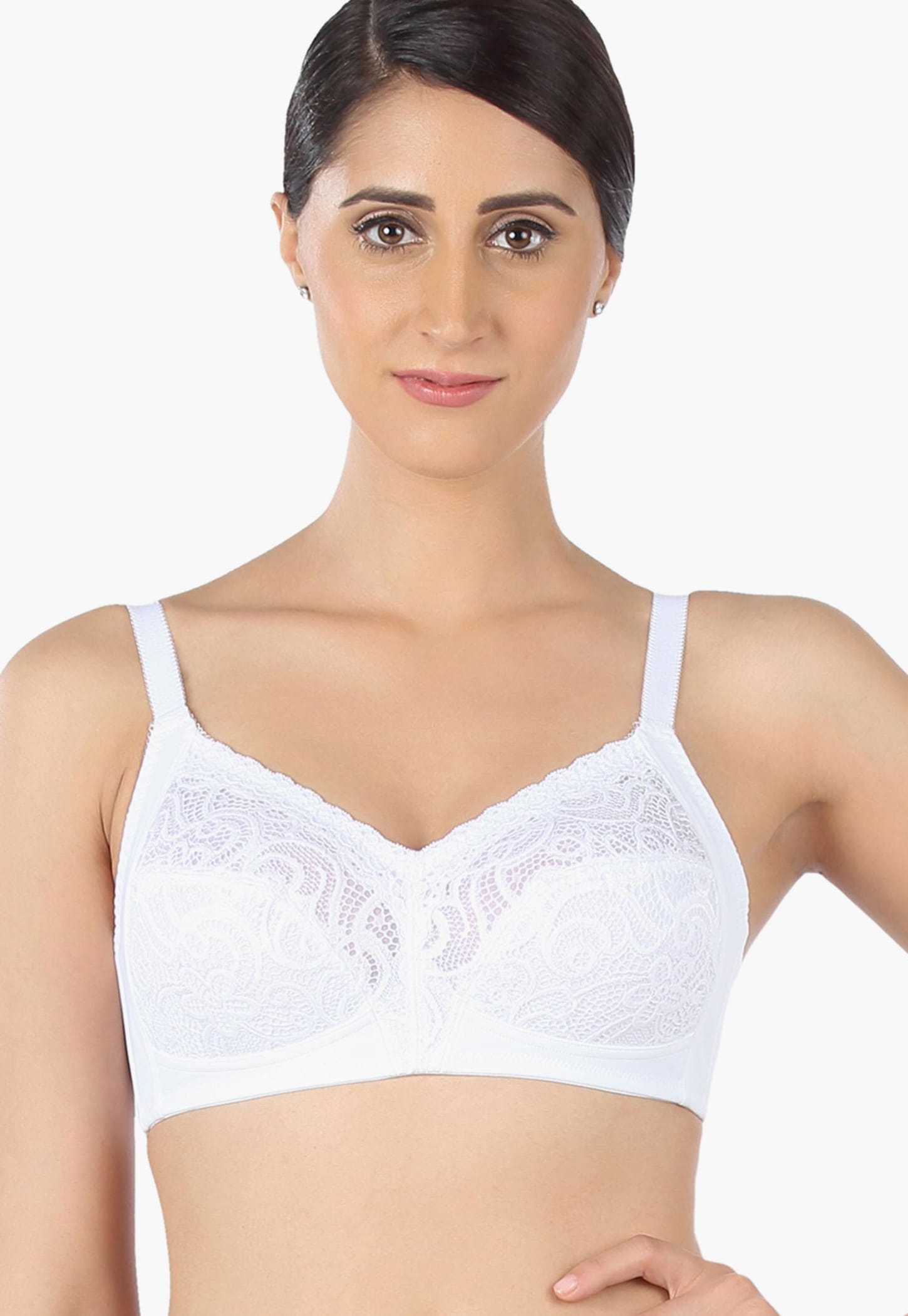 TRIUMPH Lace Overlay T-shirt Non-Padded Non-Wired Bra-picture-34