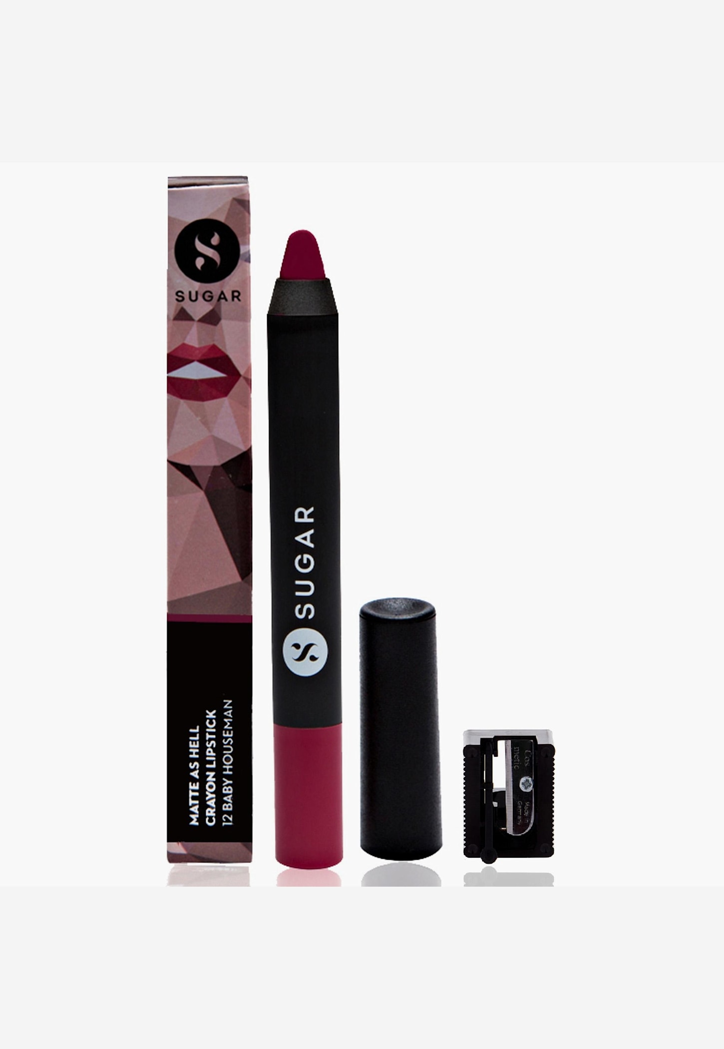 SUGAR Matte As Hell Crayon Lipstick- 12 Baby Houseman-picture-38