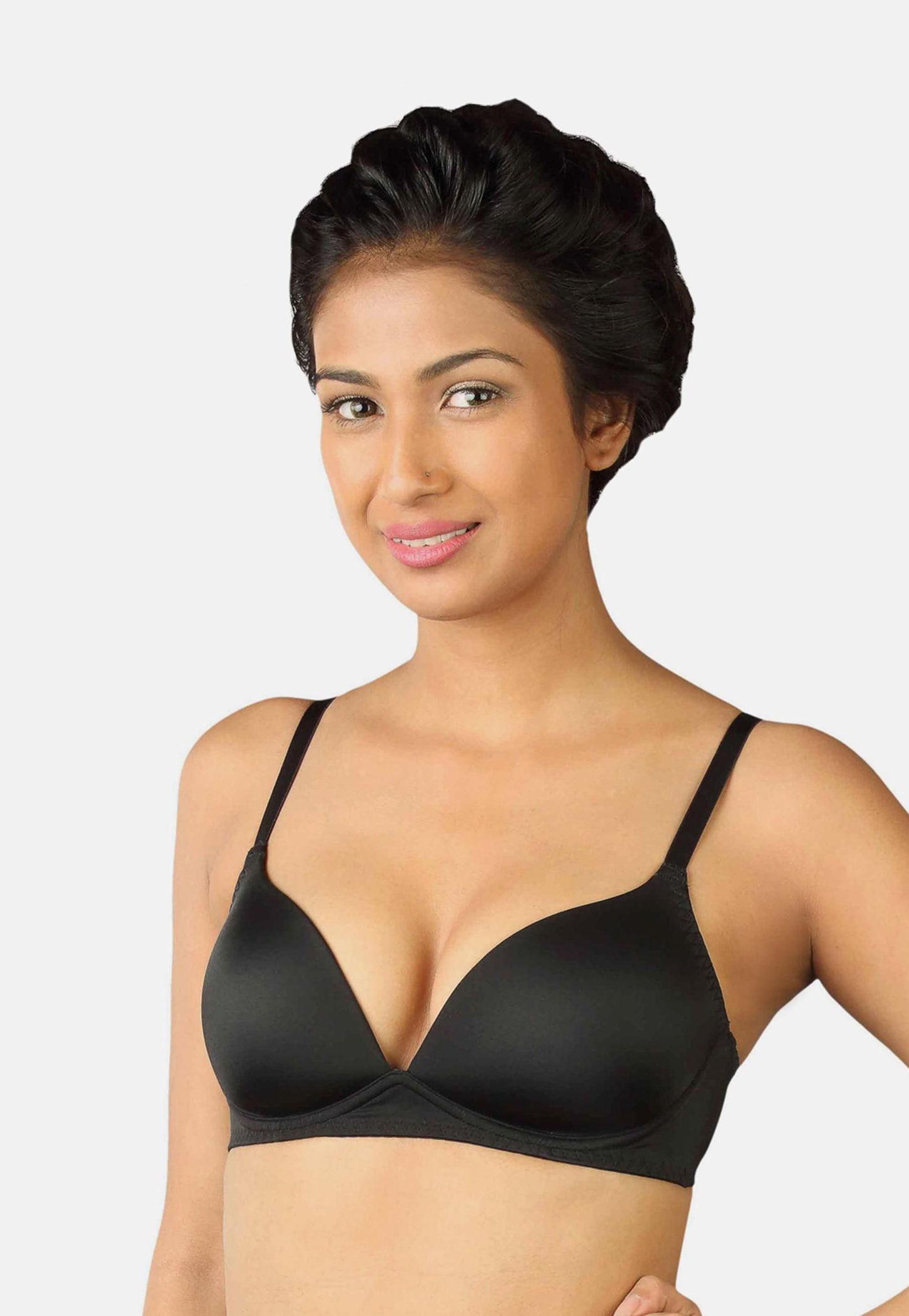 TRIUMPH Solid Padded Non-Wired Push-up Bra-picture-25