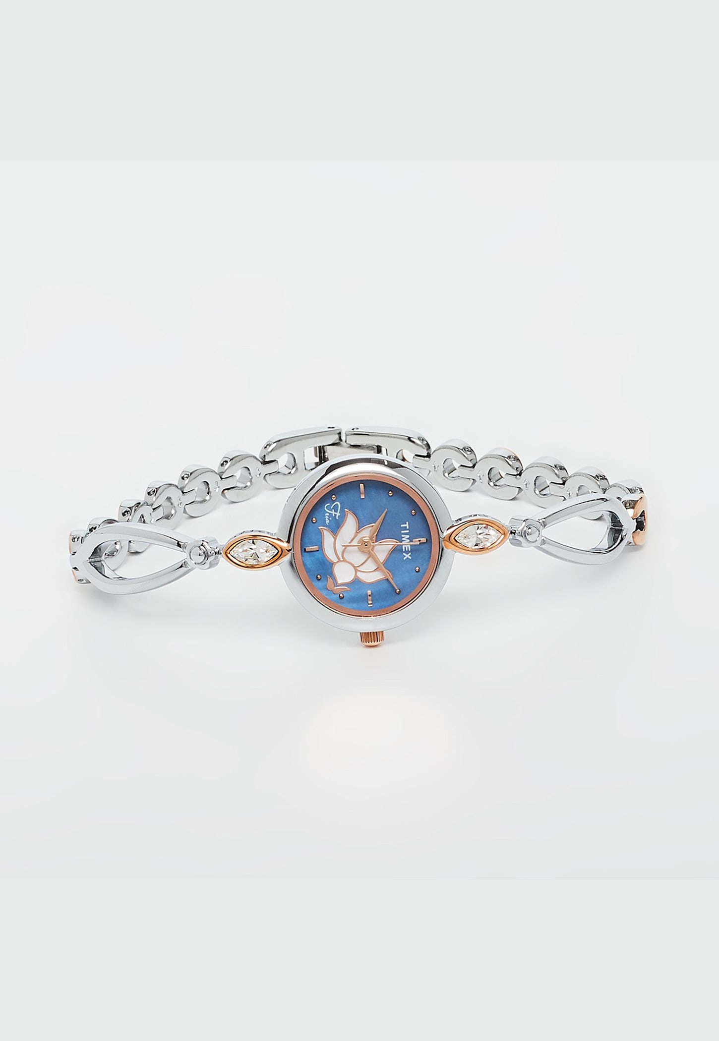 TIMEX Women Bracelet Strap Embellished Analog Watch-TWEL12404T