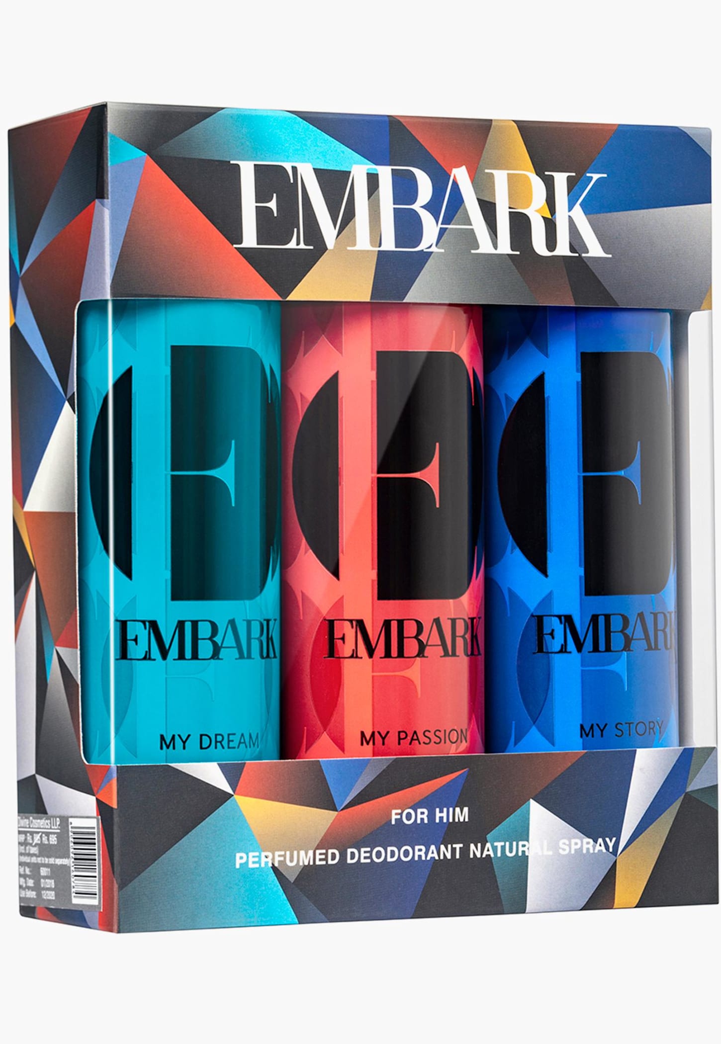EMBARK Perfumed Deodorant for Him - Pack of 3-picture-12