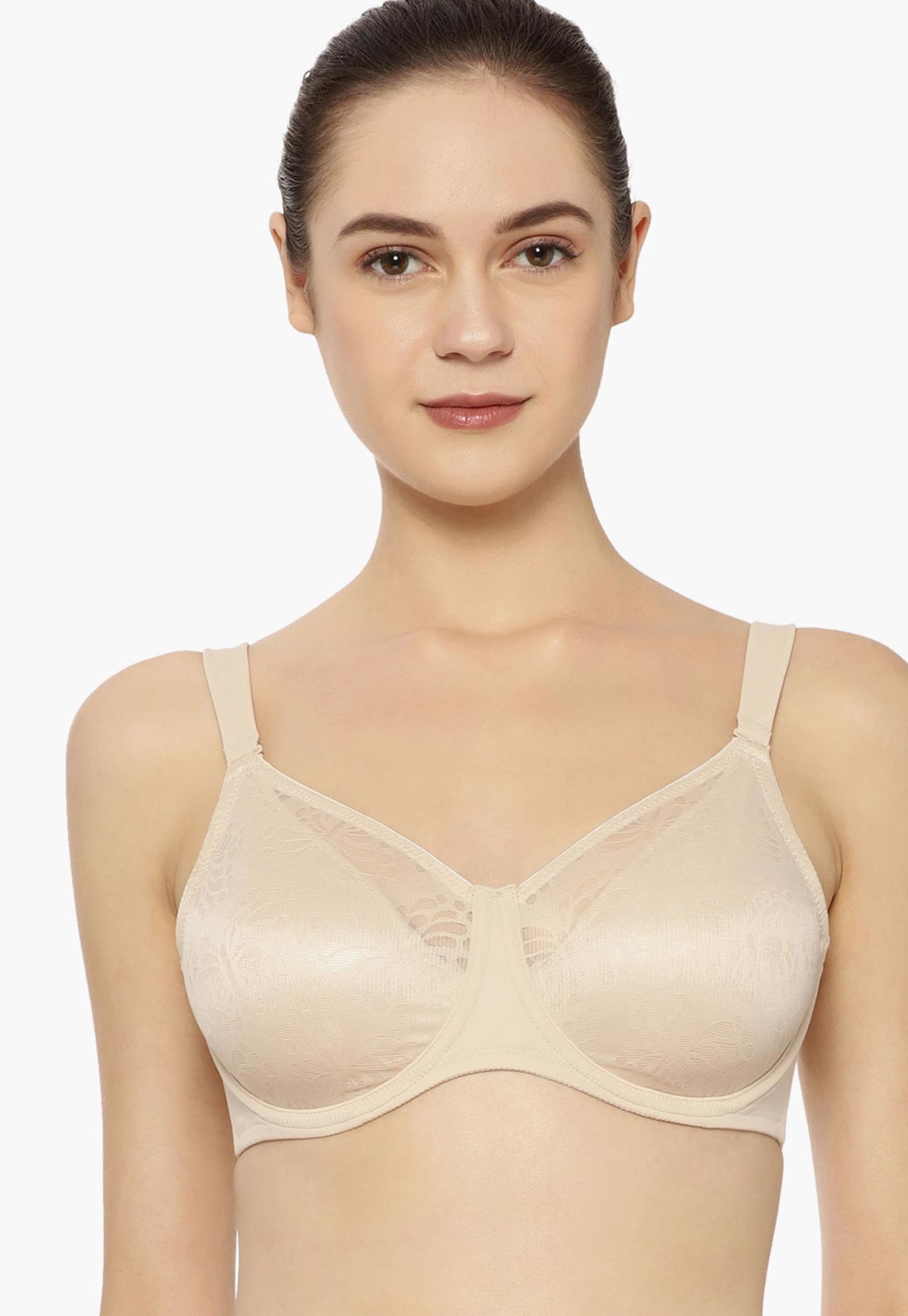 TRIUMPH Lace Overlay Wired Minimizer Bra-picture-14