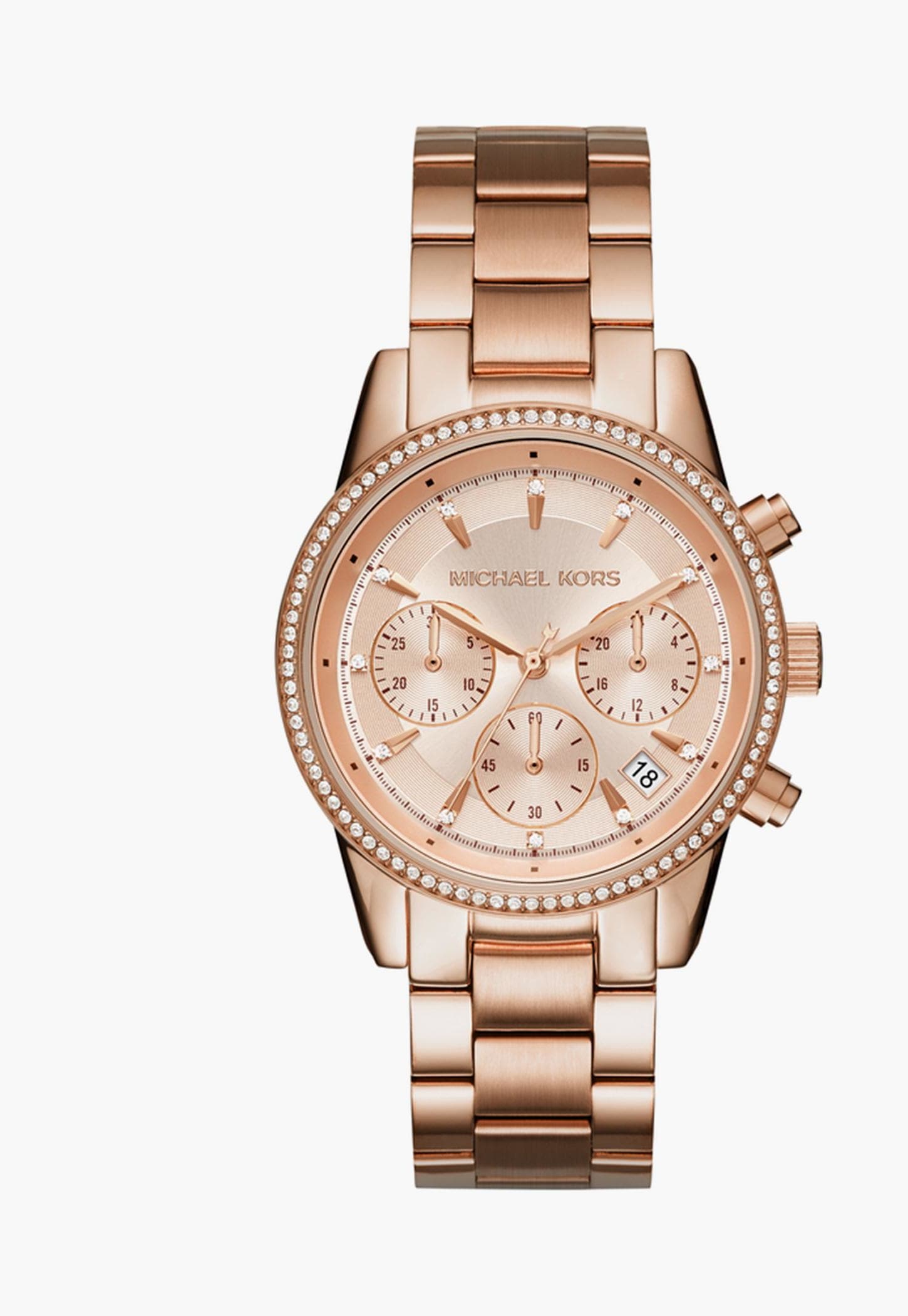 MICHAEL KORS Women Embellished Chronograph Watch - MK6357I-picture-4
