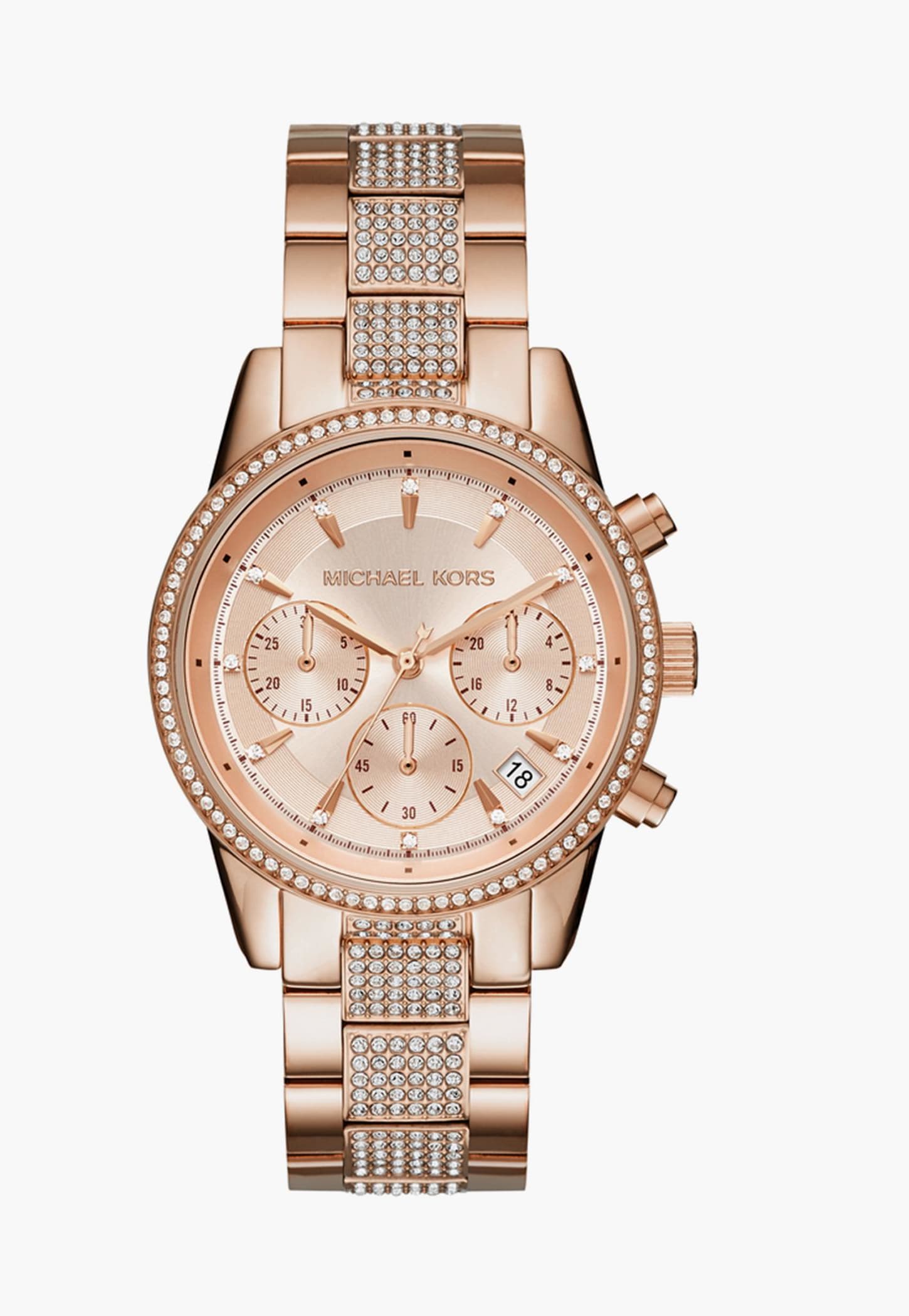MICHAEL KORS Women Embellished Chronograph Watch - MK6485I-picture-12