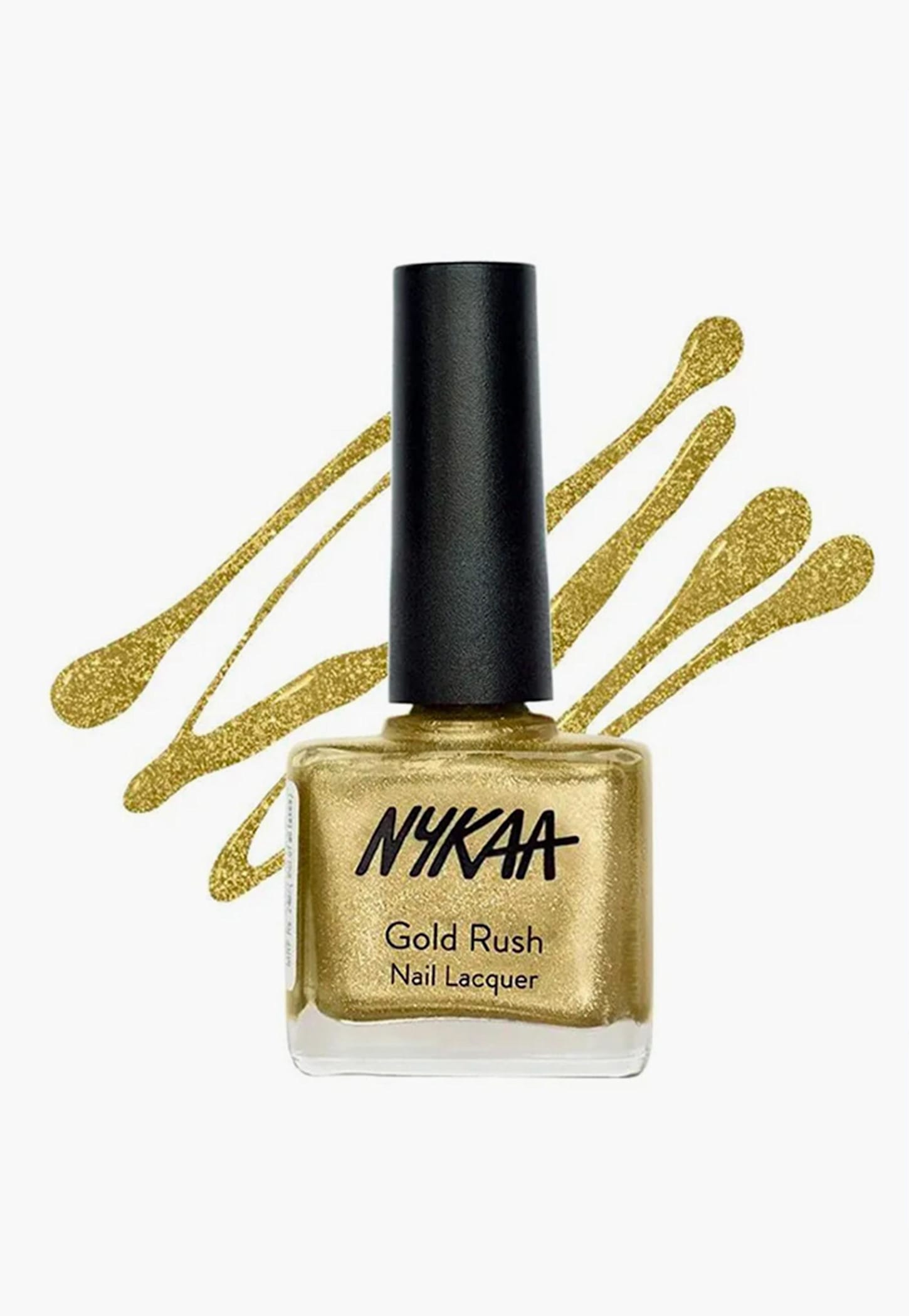NYKAA Gold Rush Nail Lacquer- Flicker Gold-picture-12