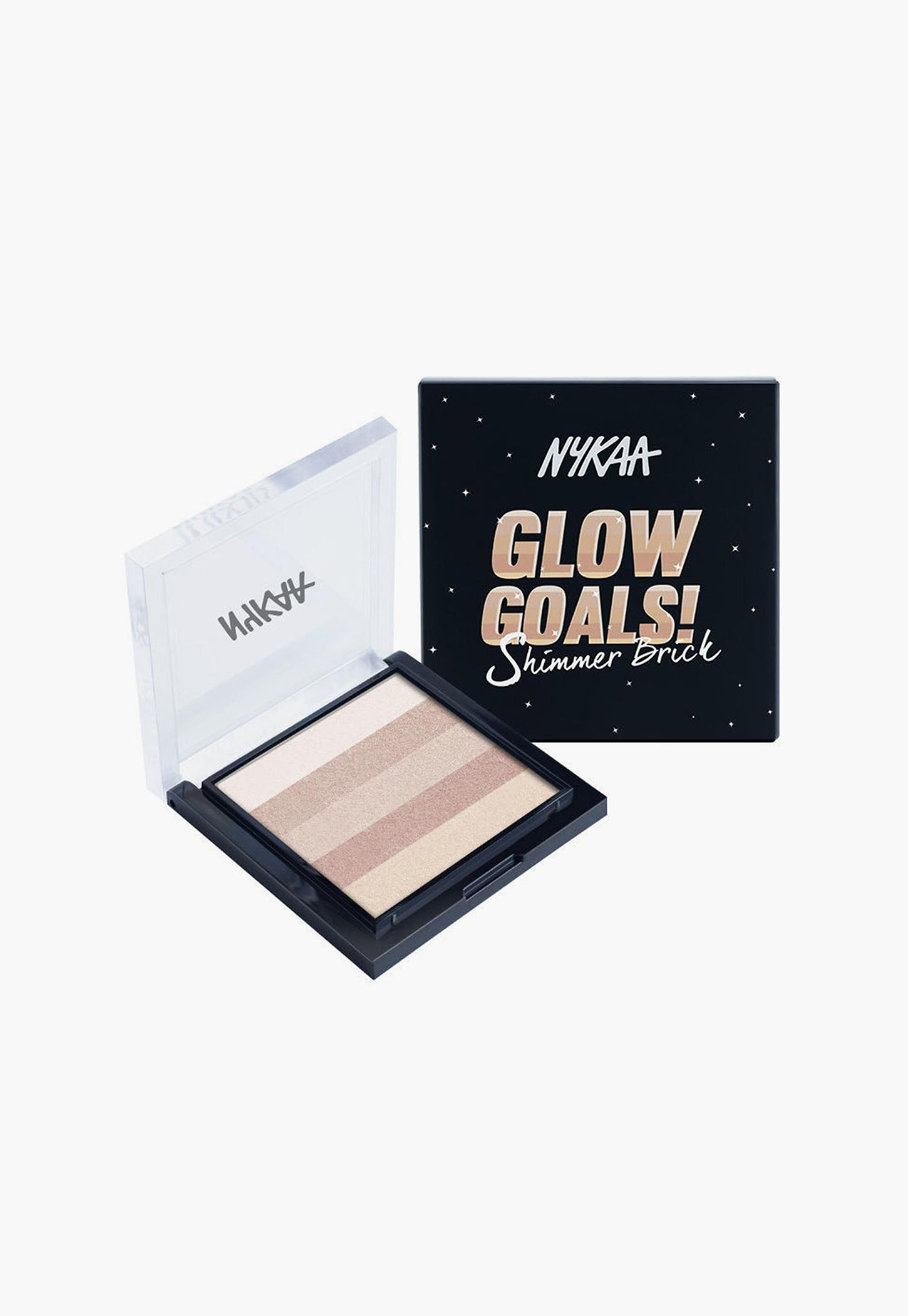 NYKAA Glow Goals! Shimmer Brick Highlighter Palette - Good Old Gold-picture-41