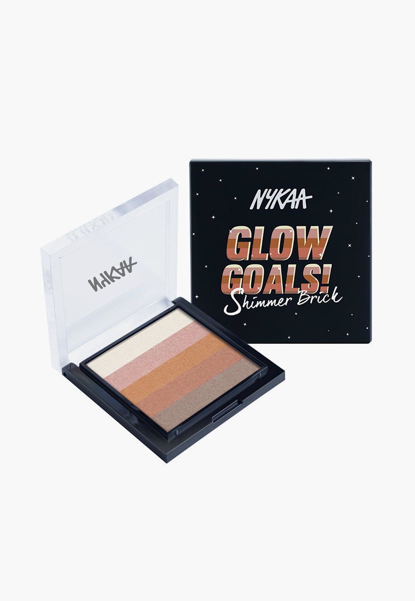 NYKAA Glow Goals! Shimmer Brick Highlighter Palette - Shimmer Rays-picture-36