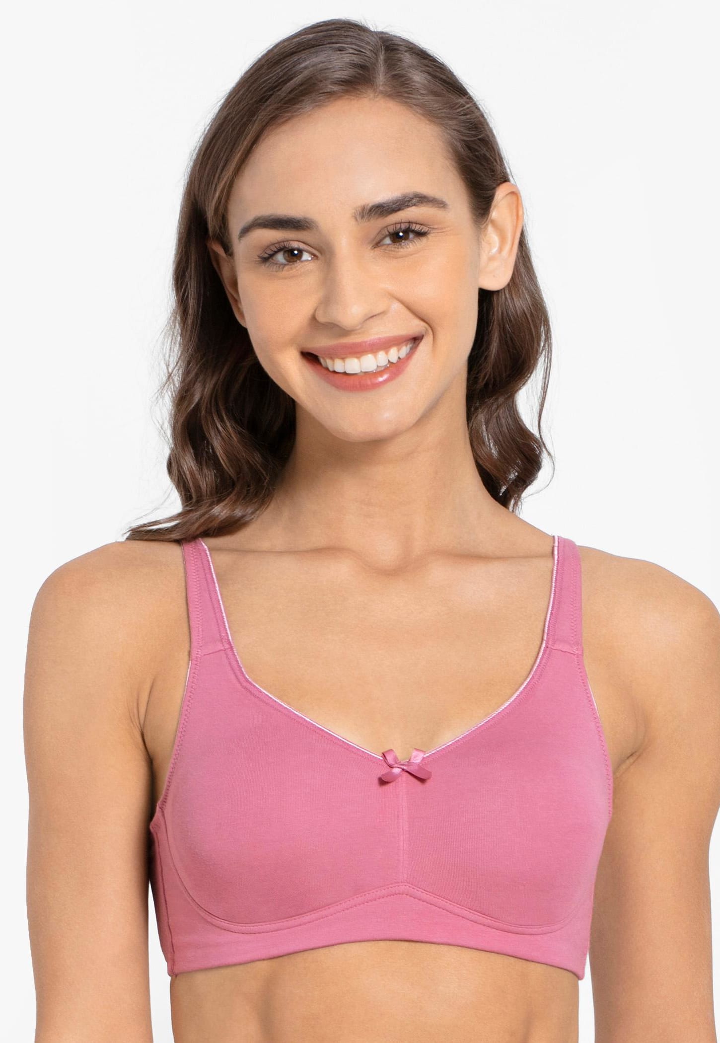 JOCKEY Solid T-shirt Non-Padded Non-Wired Bra-image-45