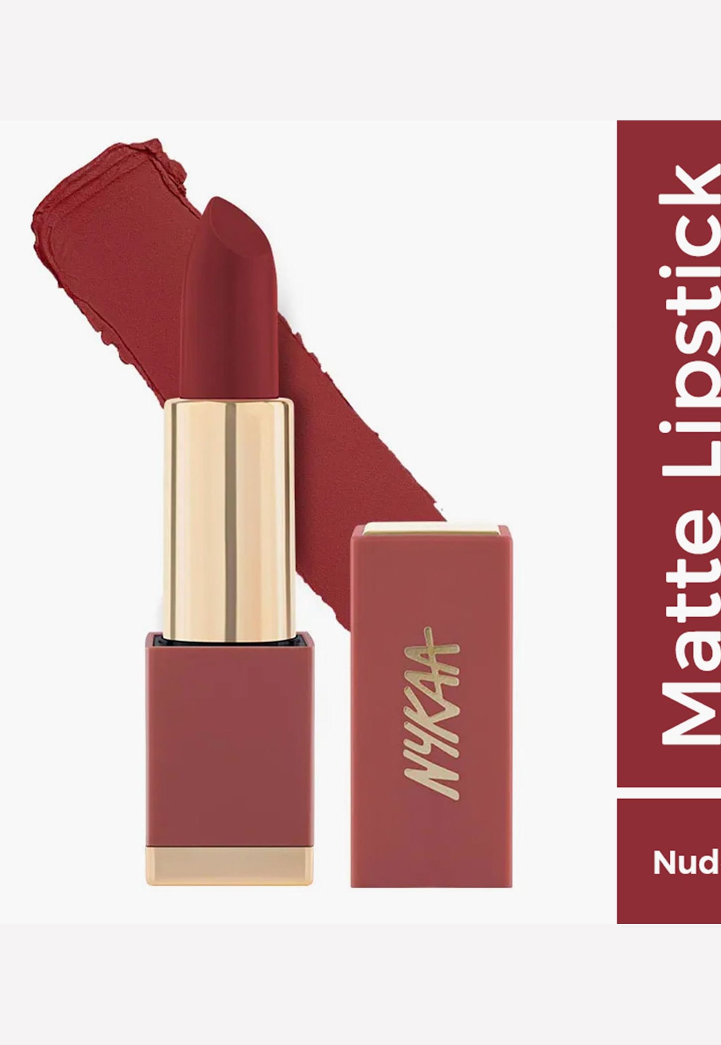 NYKAA Matte Luxe Lipstick - Truffle - 4.8 gm-picture-21