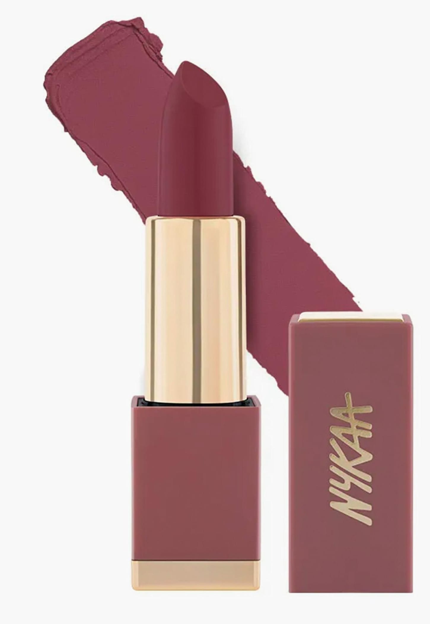 NYKAA Matte Luxe Lipstick - Artisanal Coffee - 4.8 gm-image-4