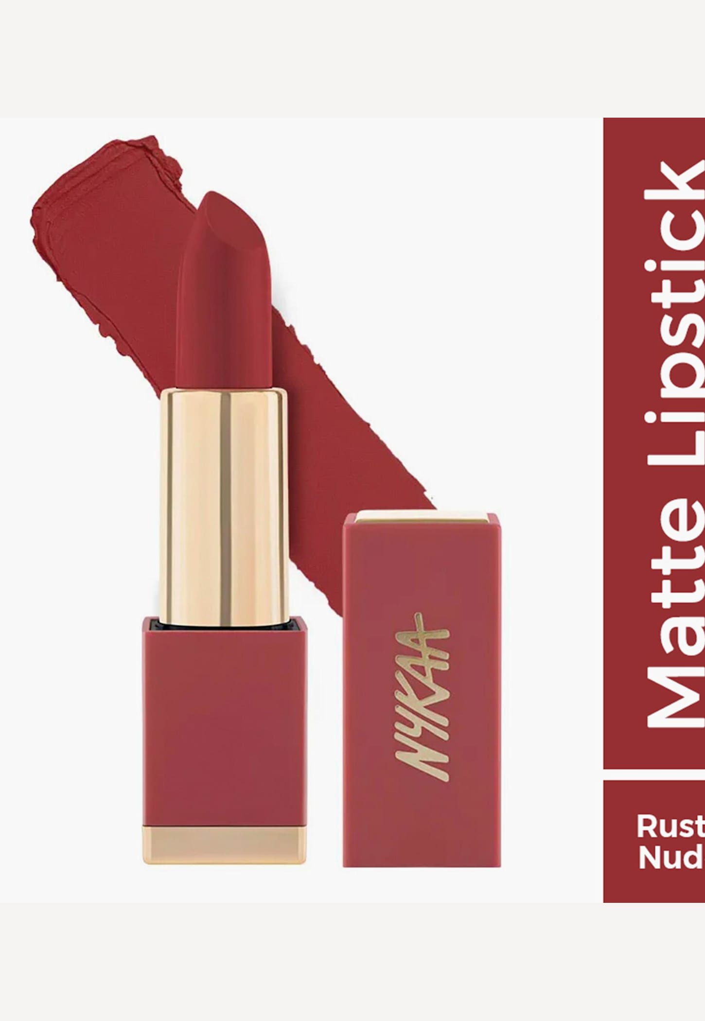 NYKAA Matte Luxe Lipstick - Jager Bomb-picture-27