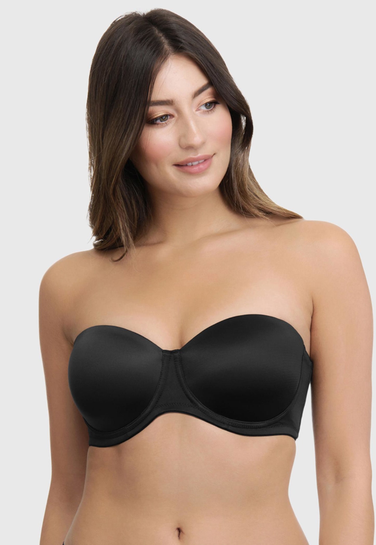 AMANTE Solid Bandeau Padded Wired Bra-picture-19