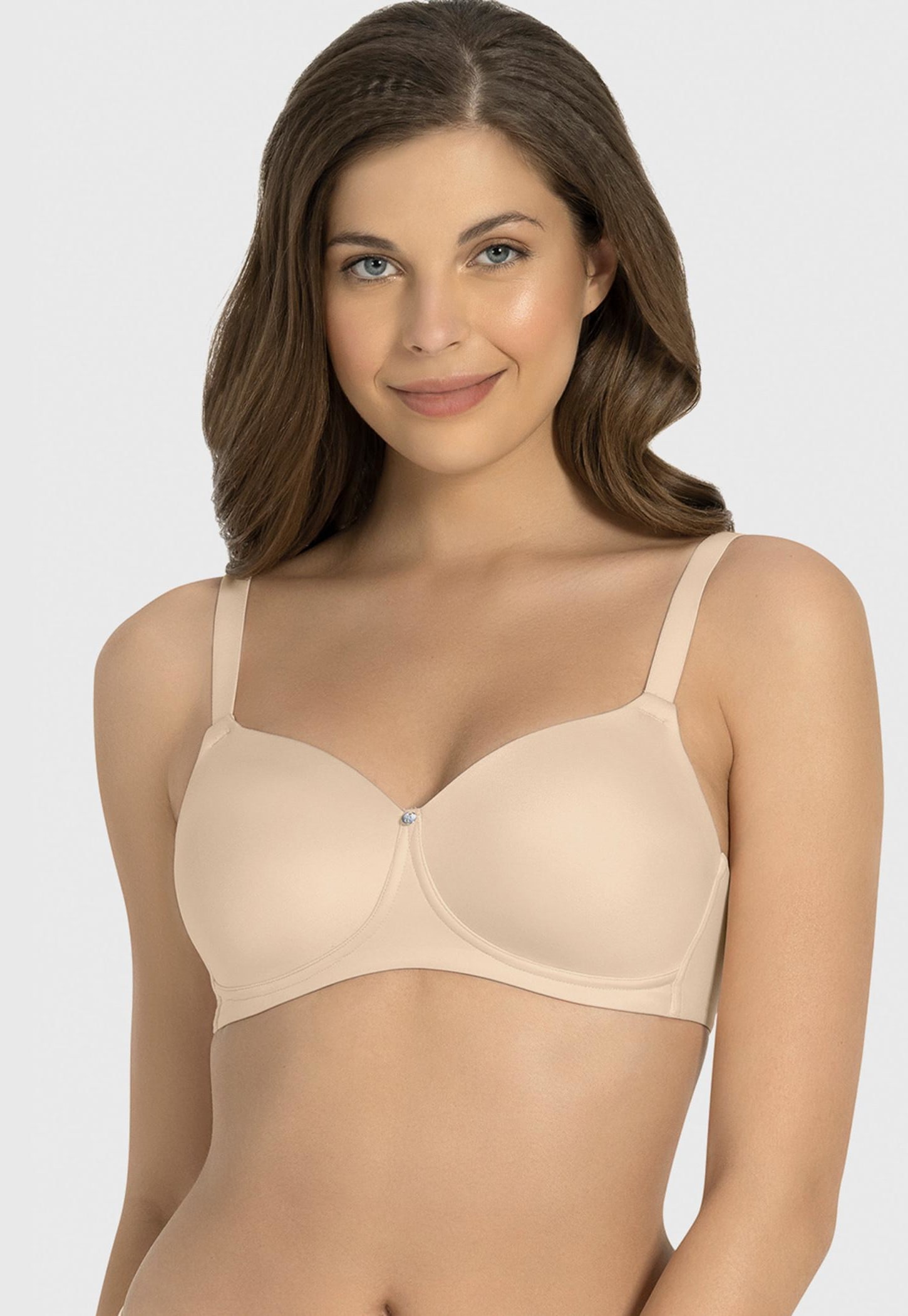 AMANTE Solid T-shirt Padded Non-Wired Bra-image-42