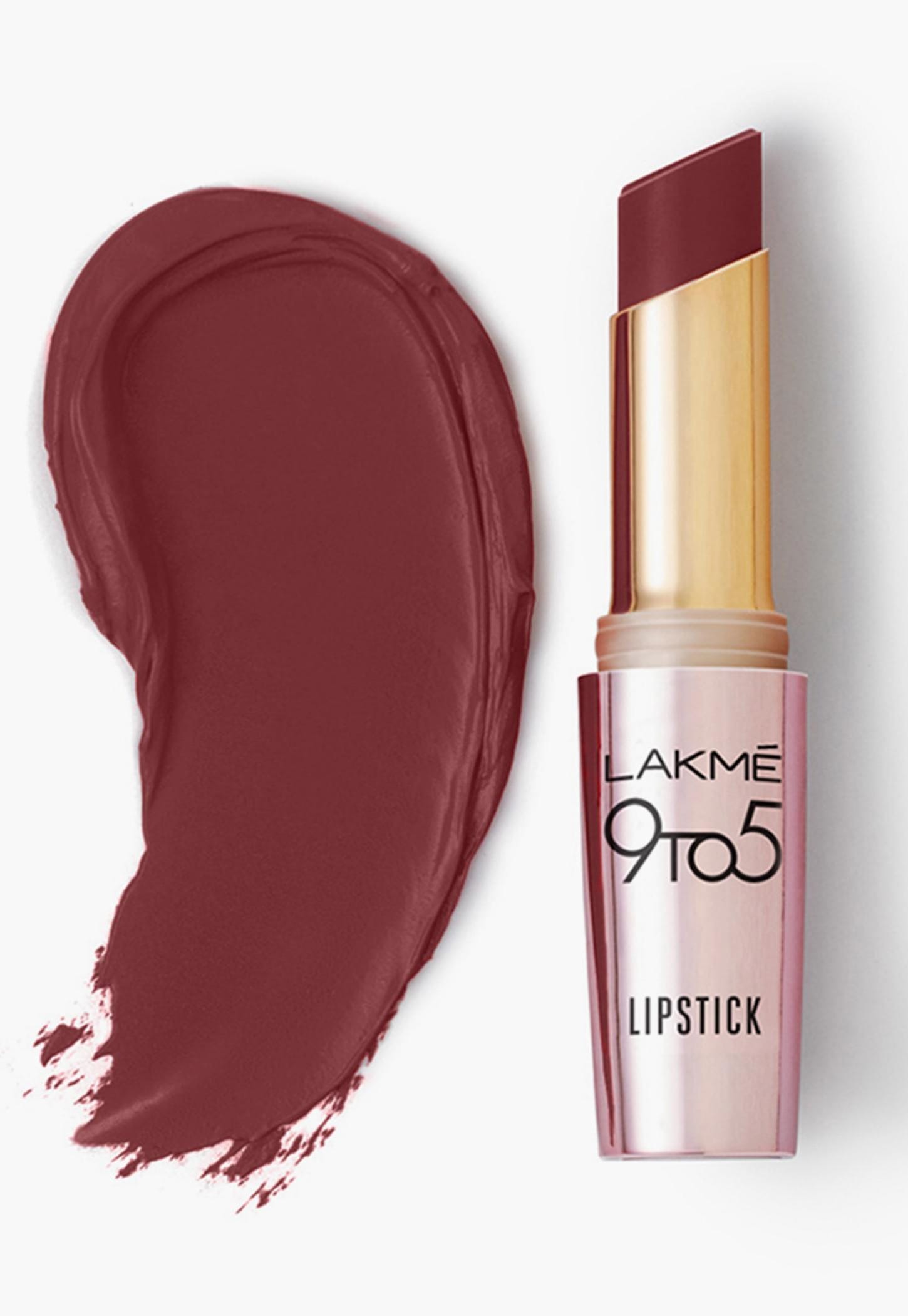 LAKME 9 To 5 Primer + Matte Lipstick - MM3 Sangria Weekend - 3.6 g-image-2