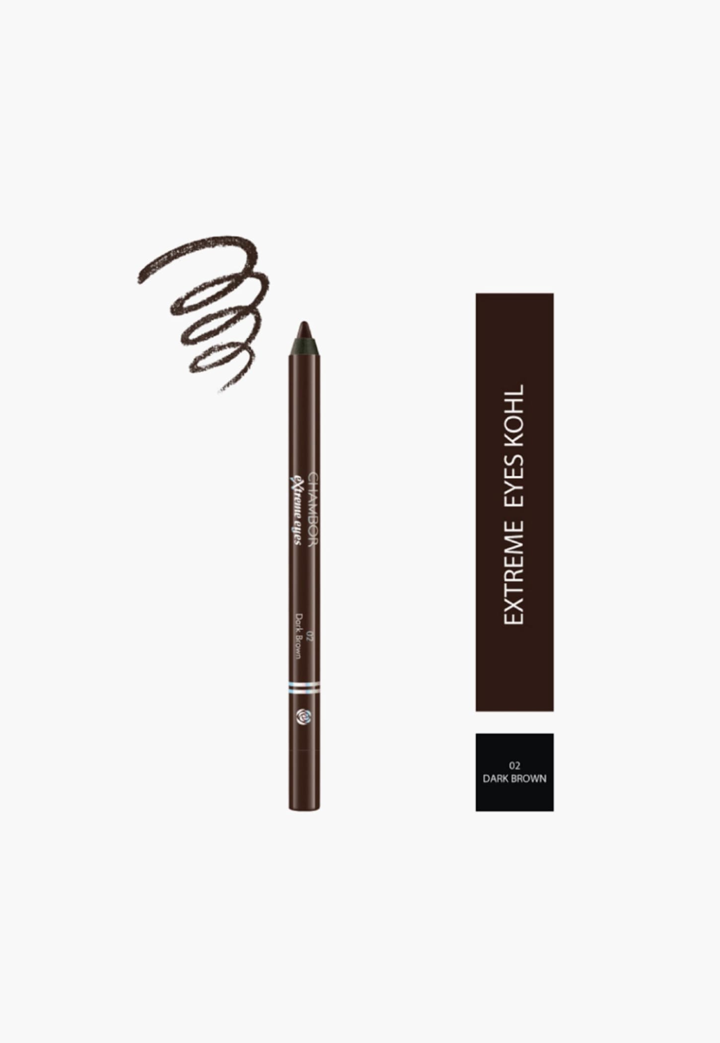 CHAMBOR Extreme Eyes Long Wear Kohl Eye Pencil- Dark Brown-picture-44