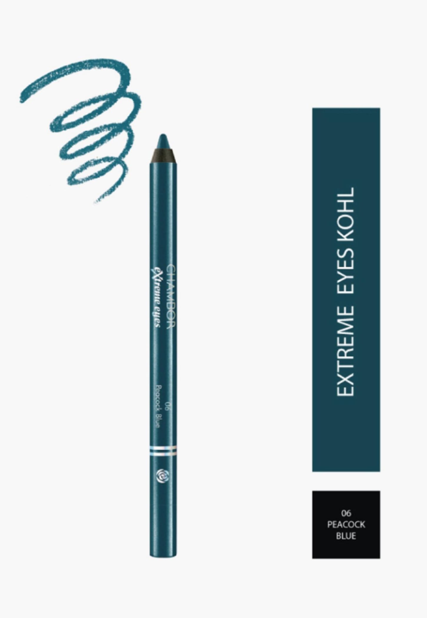 CHAMBOR Extreme Eyes Long Wear Kohl Eye Pencil- Peacock Blue-picture-54