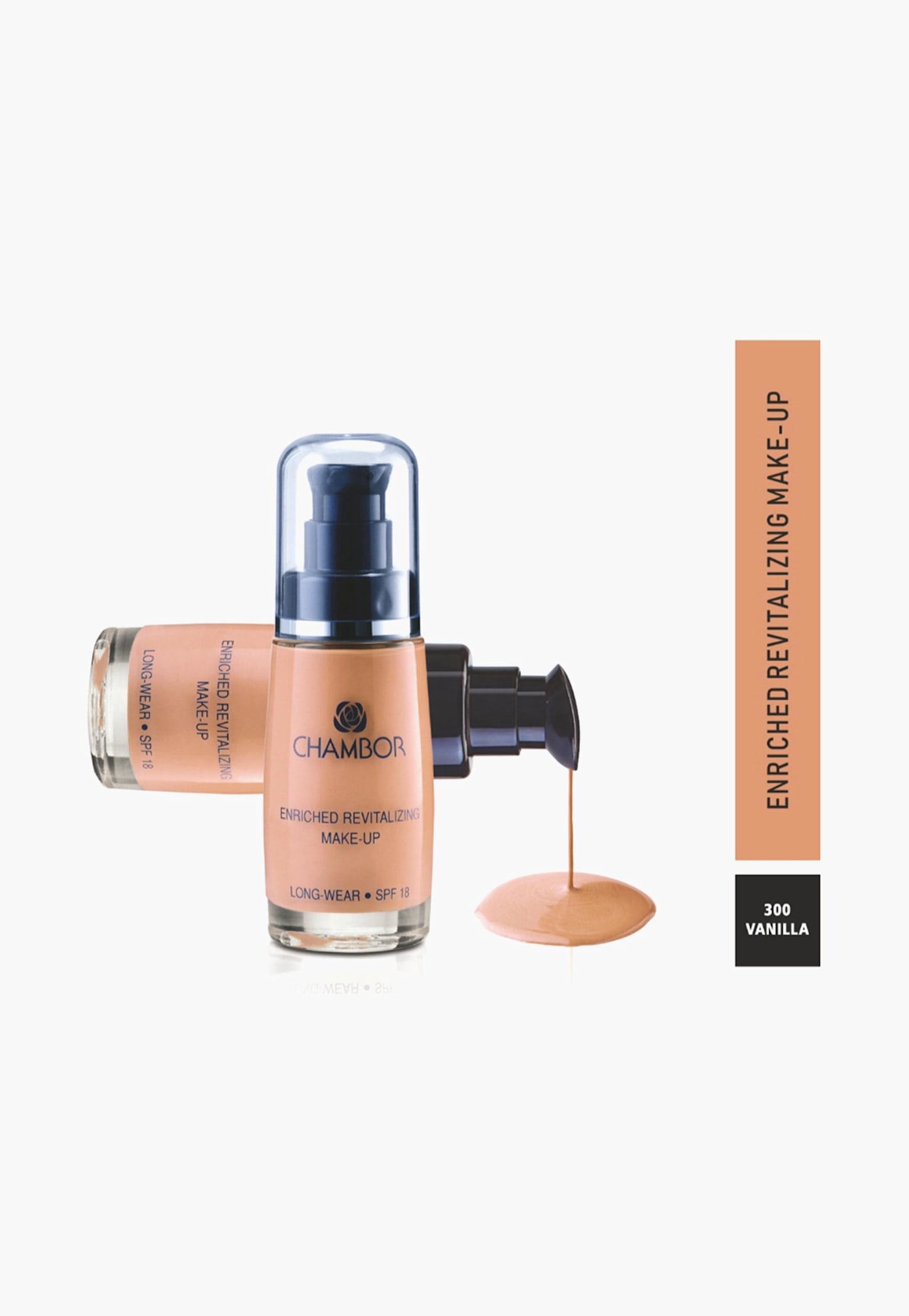 CHAMBOR Enrich Revitalizing Makeup Liquid Foundation - Vanilla-image-5