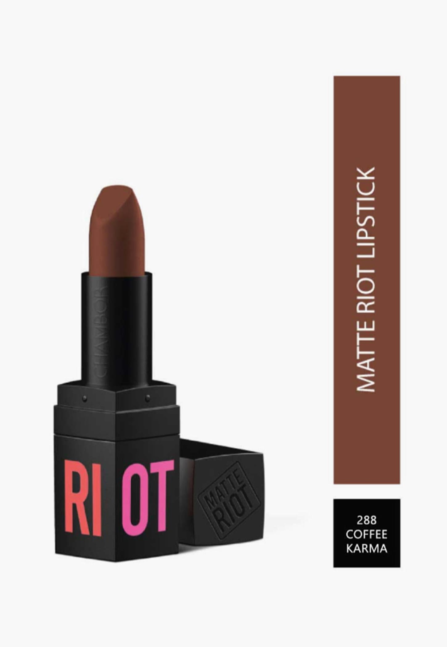 CHAMBOR Matte Riot Lipstick- Coffee Karma-picture-47