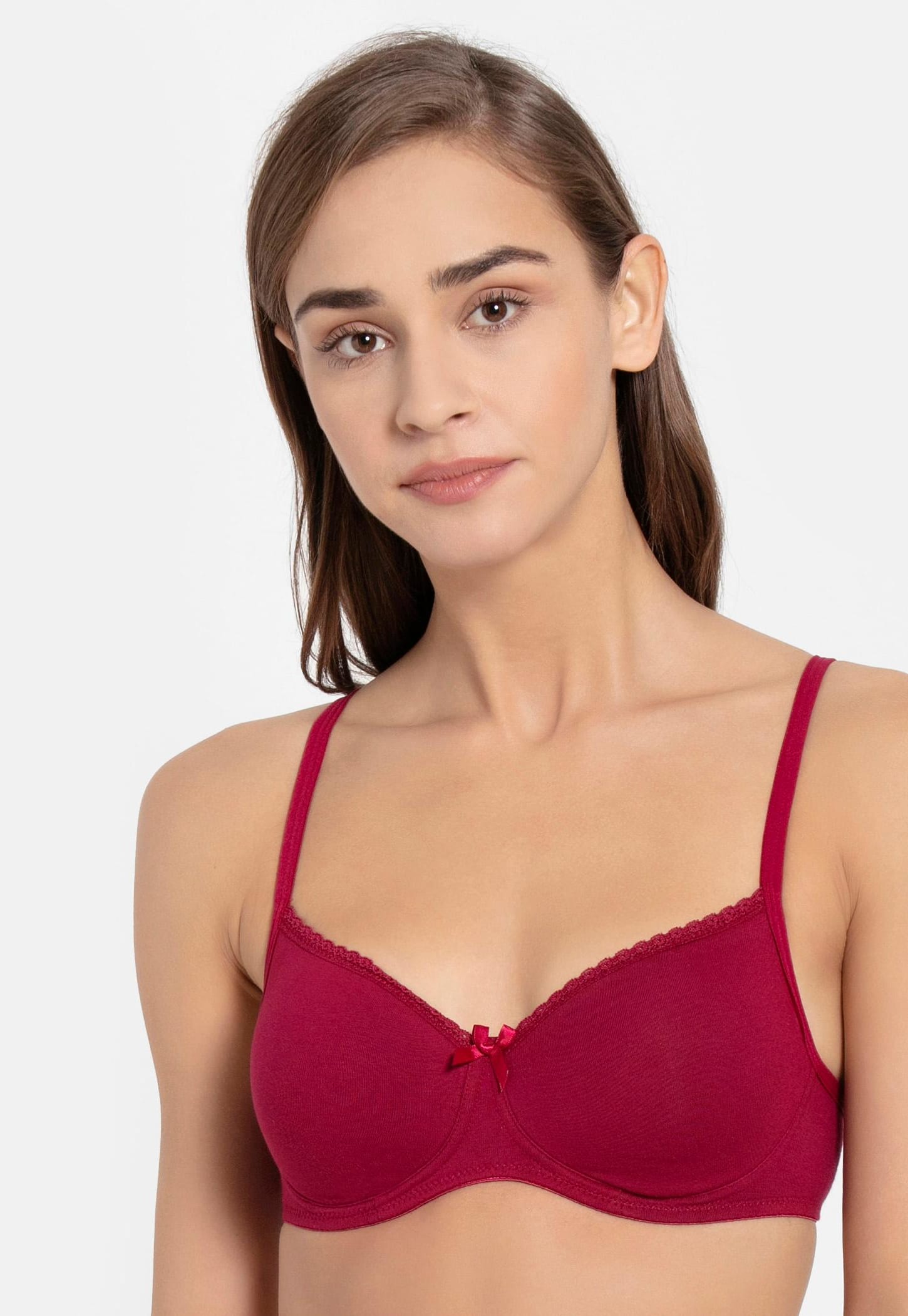 JOCKEY Solid T-shirt Padded Non-Wired Bra