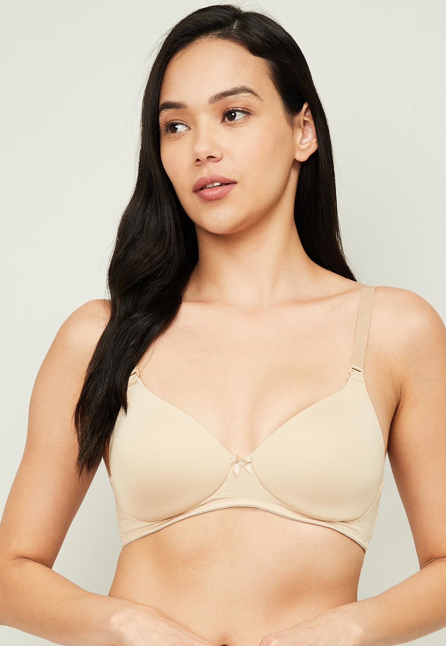 JOCKEY Solid Balconette Padded Non-Wired Bra