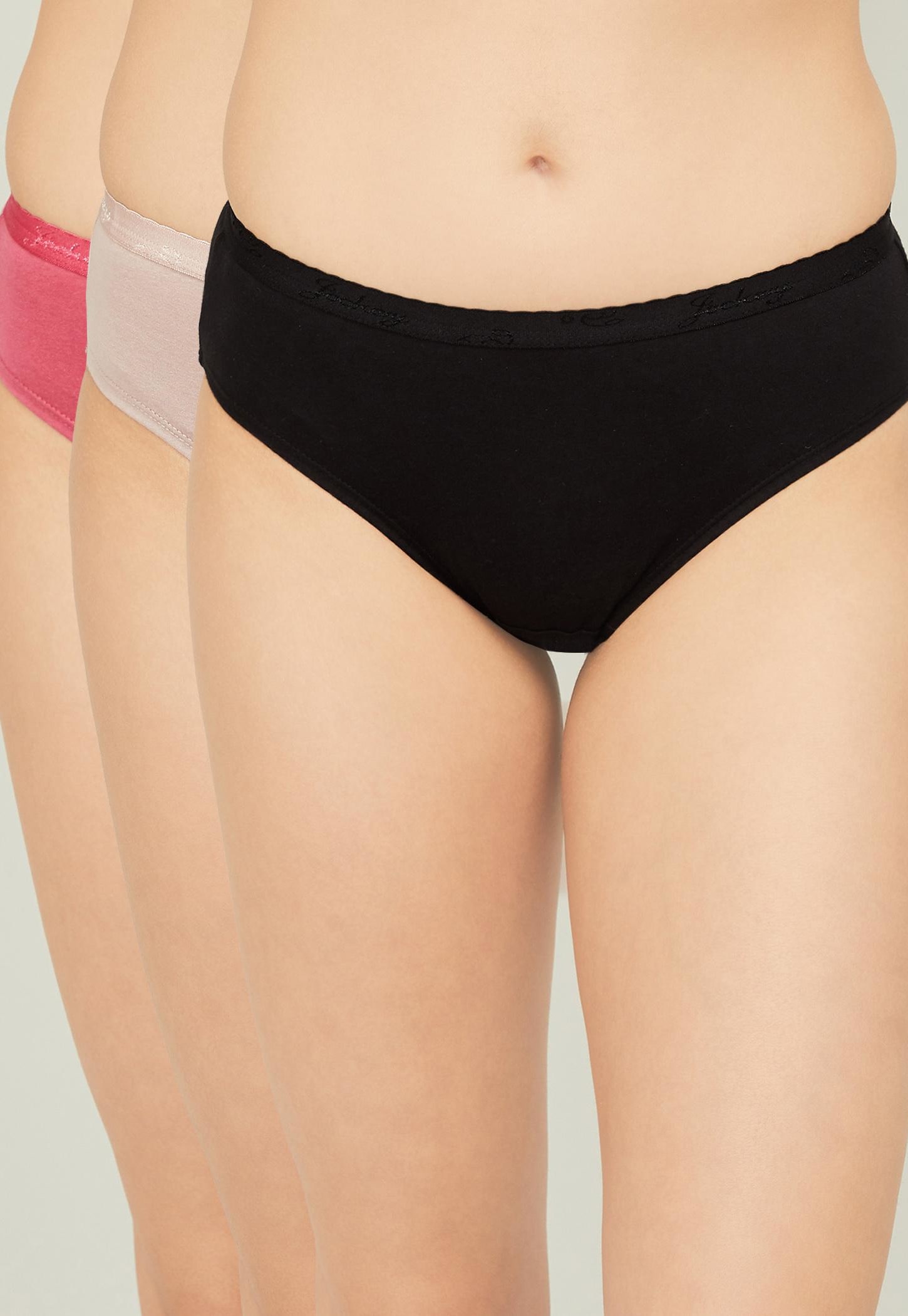 JOCKEY Solid Hipster Panties- Pack of 3-picture-19
