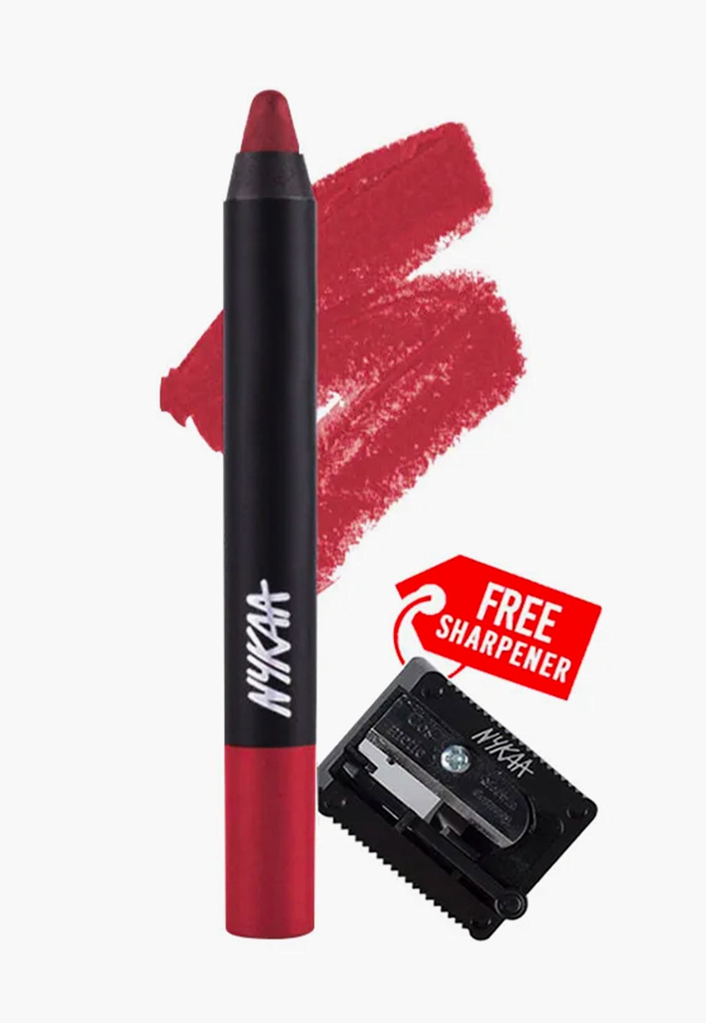 NYKAA Matte-ilicious Lip Crayon - Kiss N Tell-picture-12