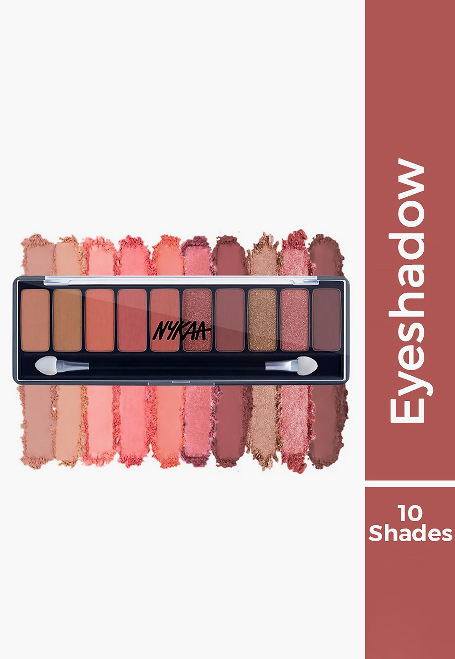 NYKAA Eyes On Me 10-in-1 Eyeshadow Palette - Beachside Peach - 12 G-picture-14