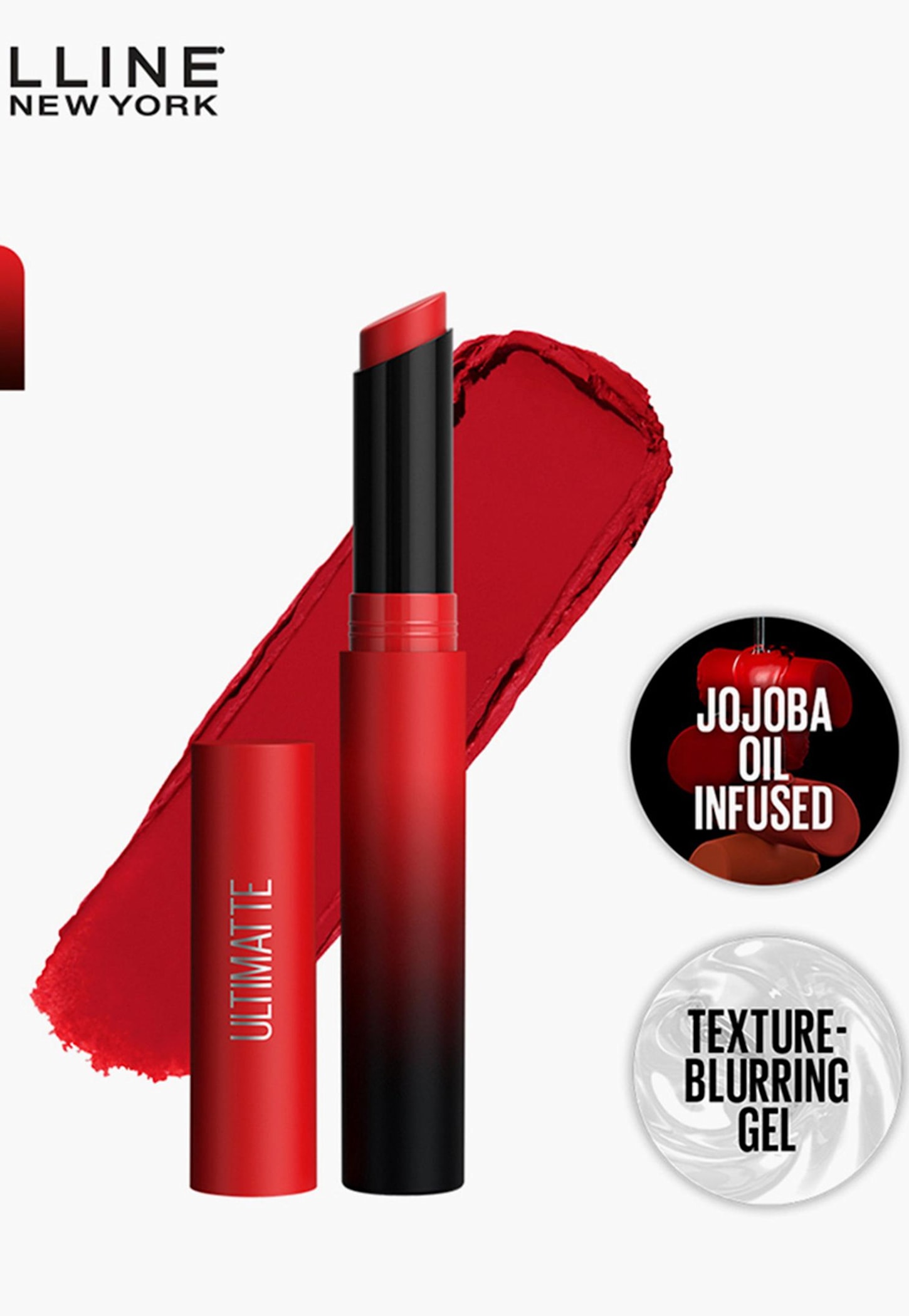MAYBELLINE NEW YORK Color Sensational Ultimatte Lipstick - More Ruby - 1.7g-image-5
