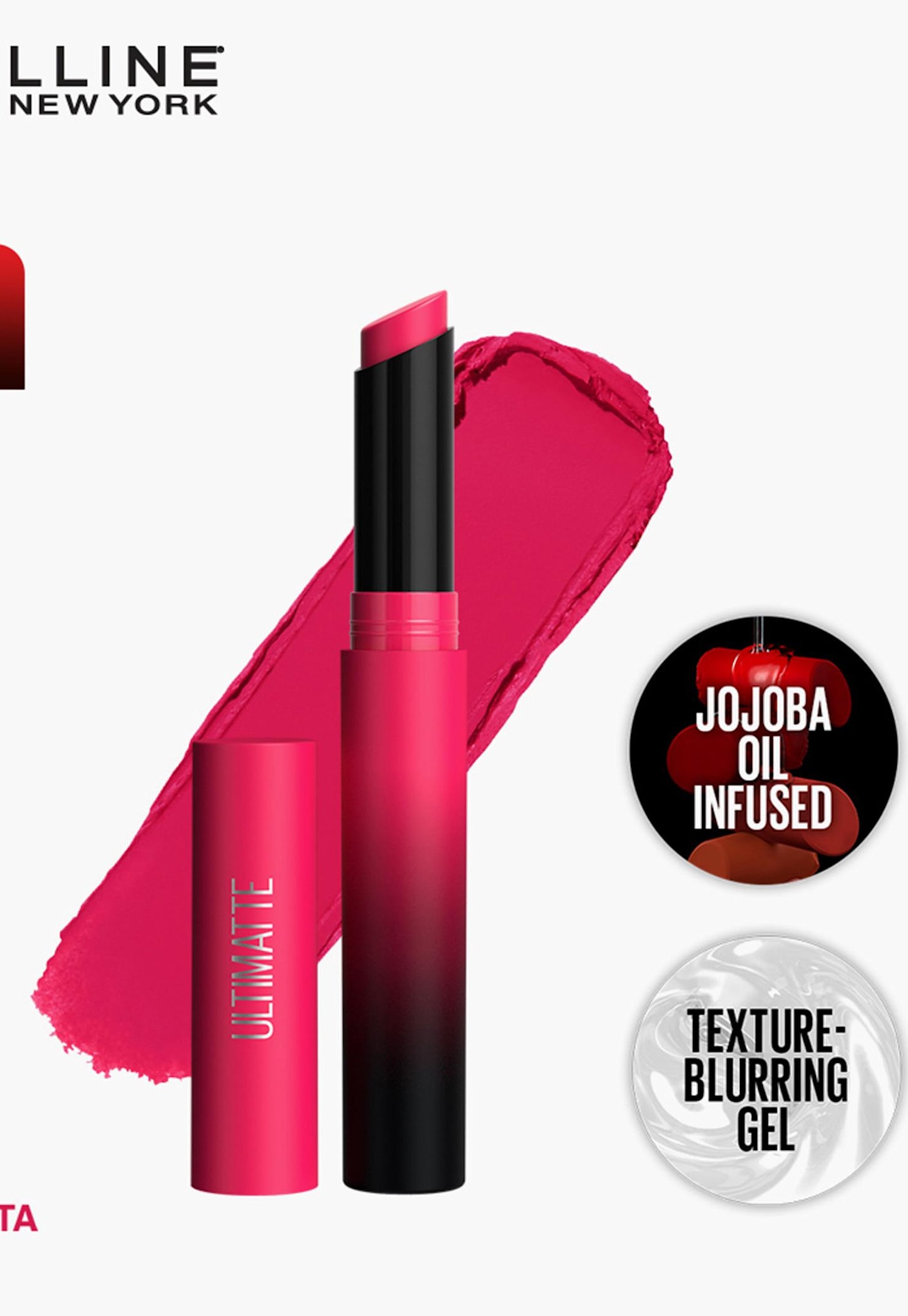 MAYBELLINE NEW YORK Color Sensational Ultimatte Lipstick - 399 More Magenta - 1.7 g-image-3
