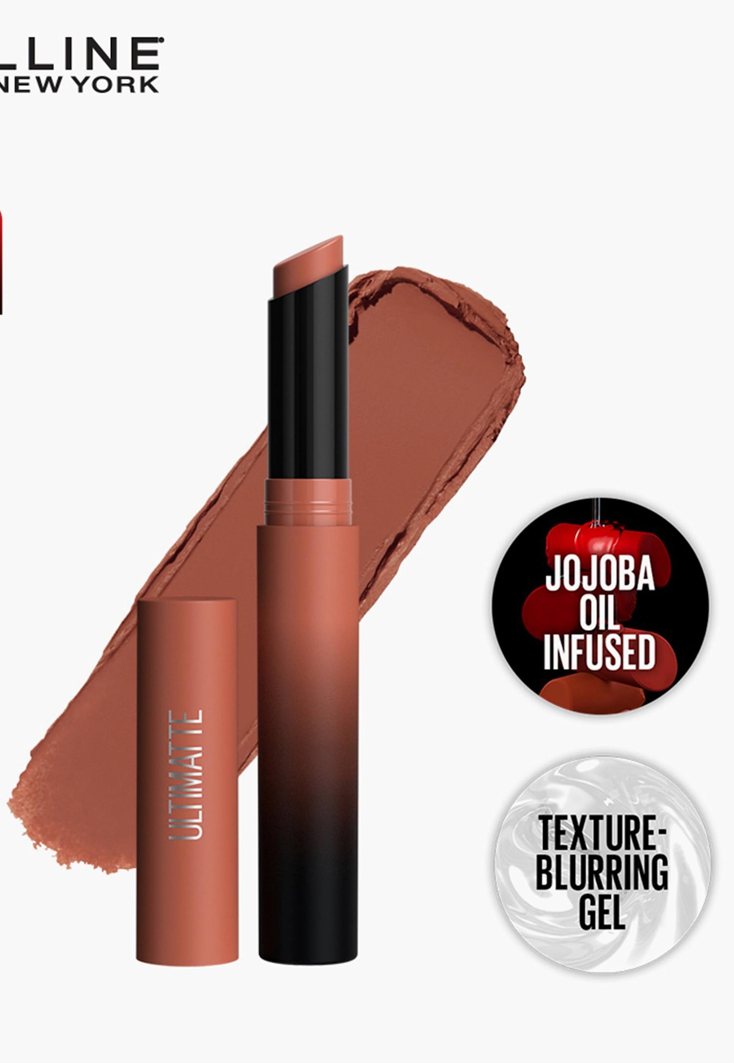 MAYBELLINE NEW YORK Color Sensational Ultimatte Lipstick - More Taupe - 1.7g-picture-37